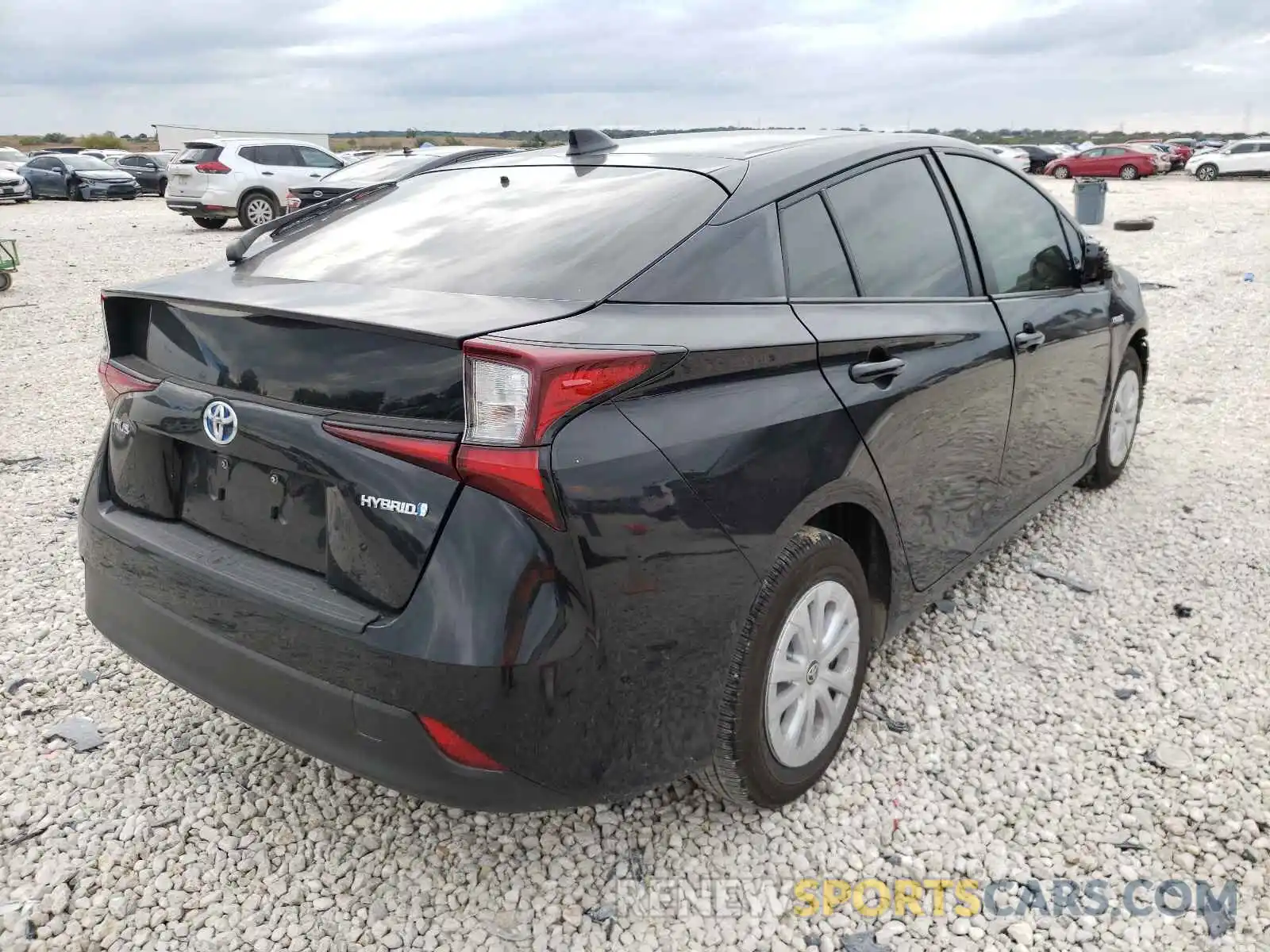 4 Фотография поврежденного автомобиля JTDKARFU5L3113319 TOYOTA PRIUS 2020