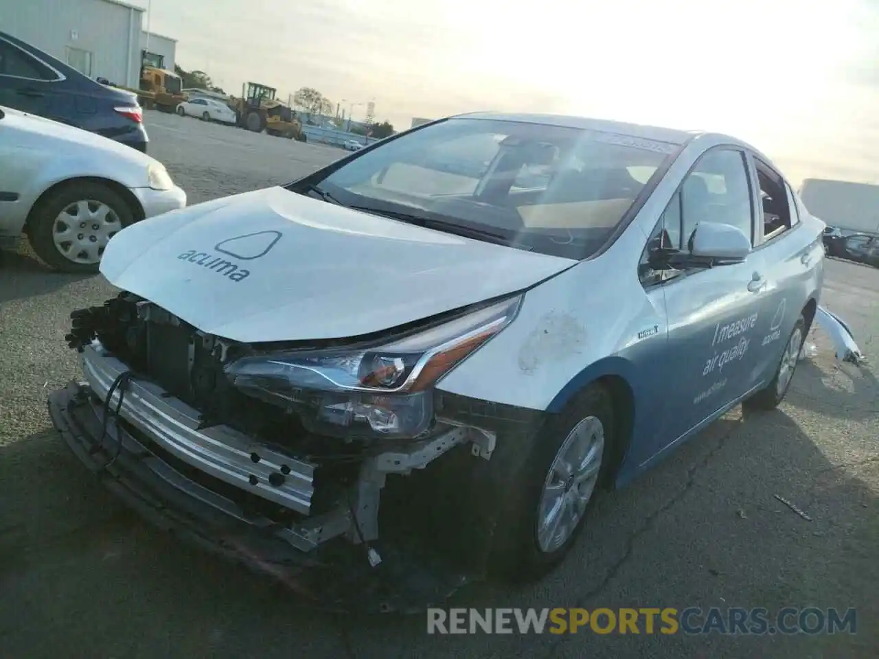 2 Photograph of a damaged car JTDKARFU5L3114728 TOYOTA PRIUS 2020