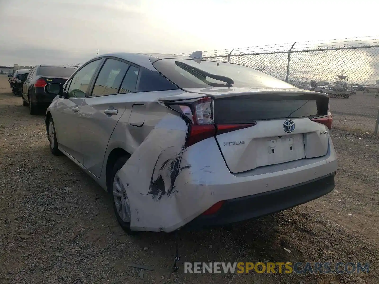 3 Photograph of a damaged car JTDKARFU5L3115331 TOYOTA PRIUS 2020