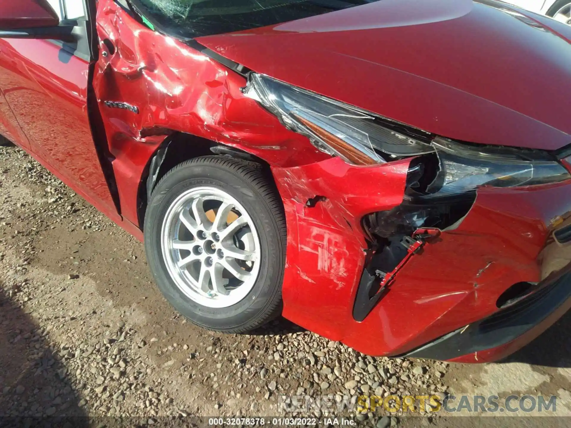 6 Photograph of a damaged car JTDKARFU5L3116236 TOYOTA PRIUS 2020