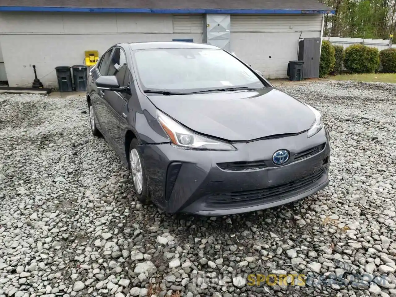 1 Photograph of a damaged car JTDKARFU5L3117239 TOYOTA PRIUS 2020