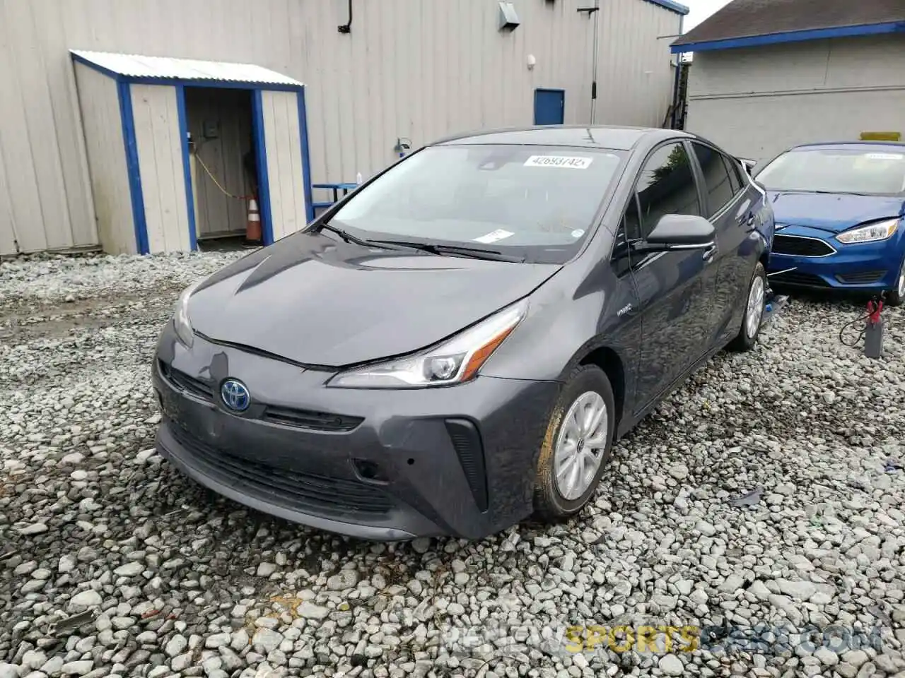 2 Photograph of a damaged car JTDKARFU5L3117239 TOYOTA PRIUS 2020