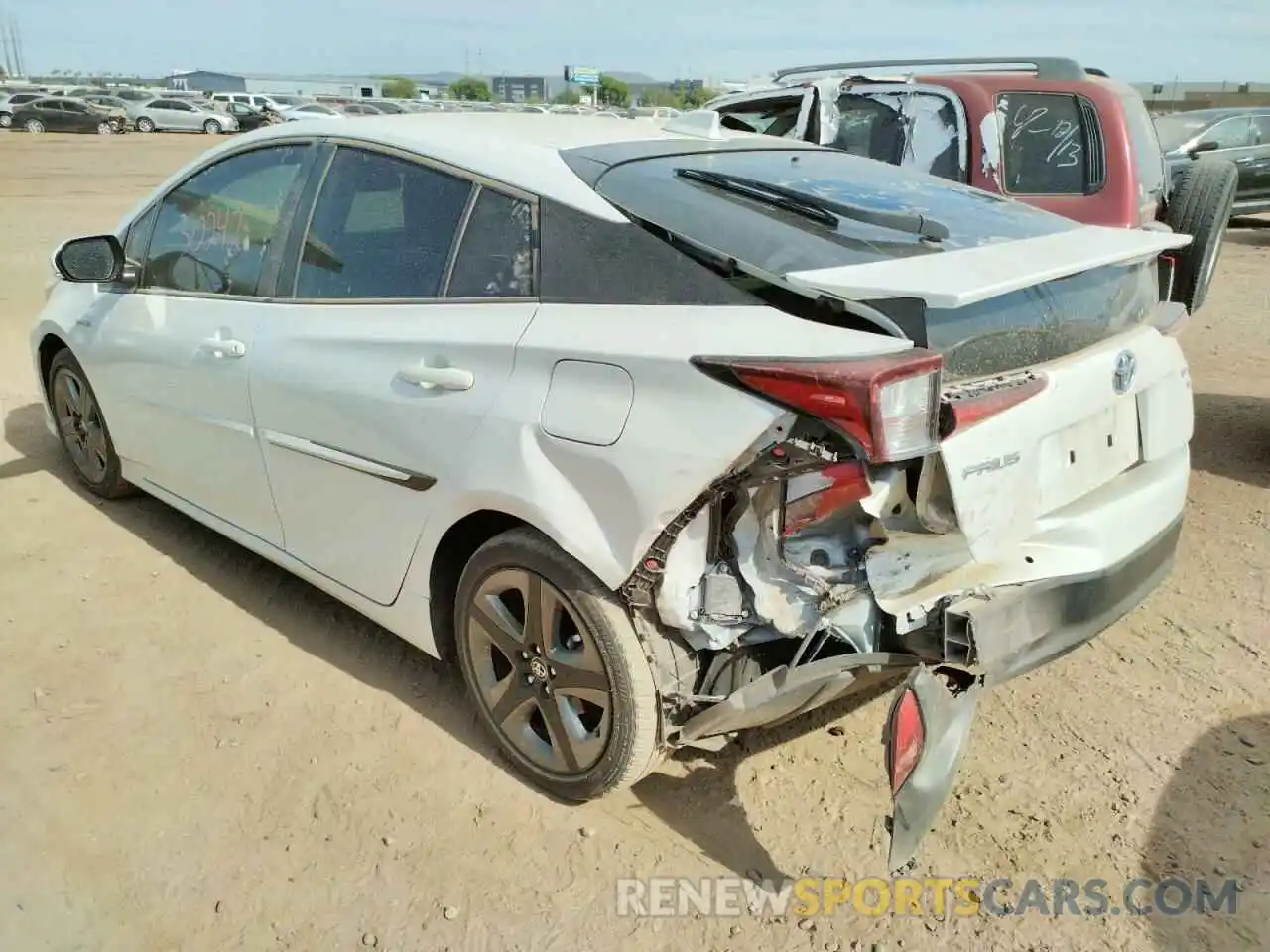 3 Photograph of a damaged car JTDKARFU5L3119699 TOYOTA PRIUS 2020