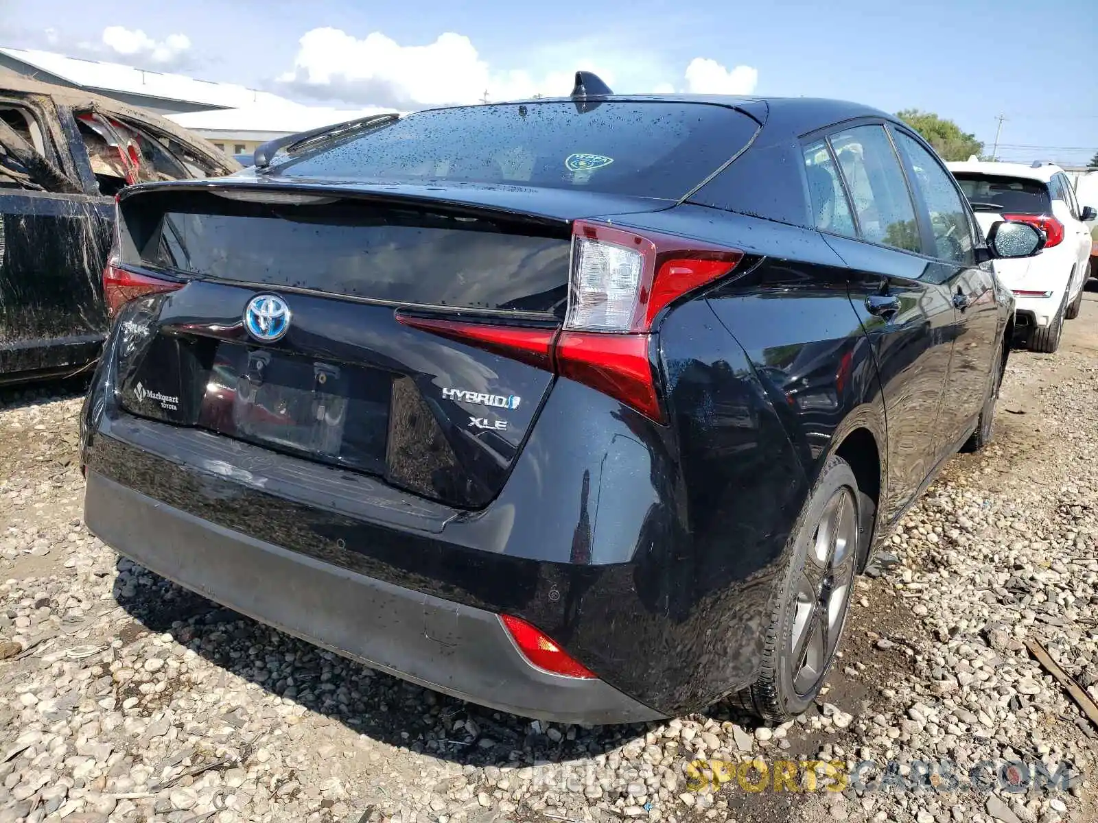 4 Photograph of a damaged car JTDKARFU5L3120223 TOYOTA PRIUS 2020