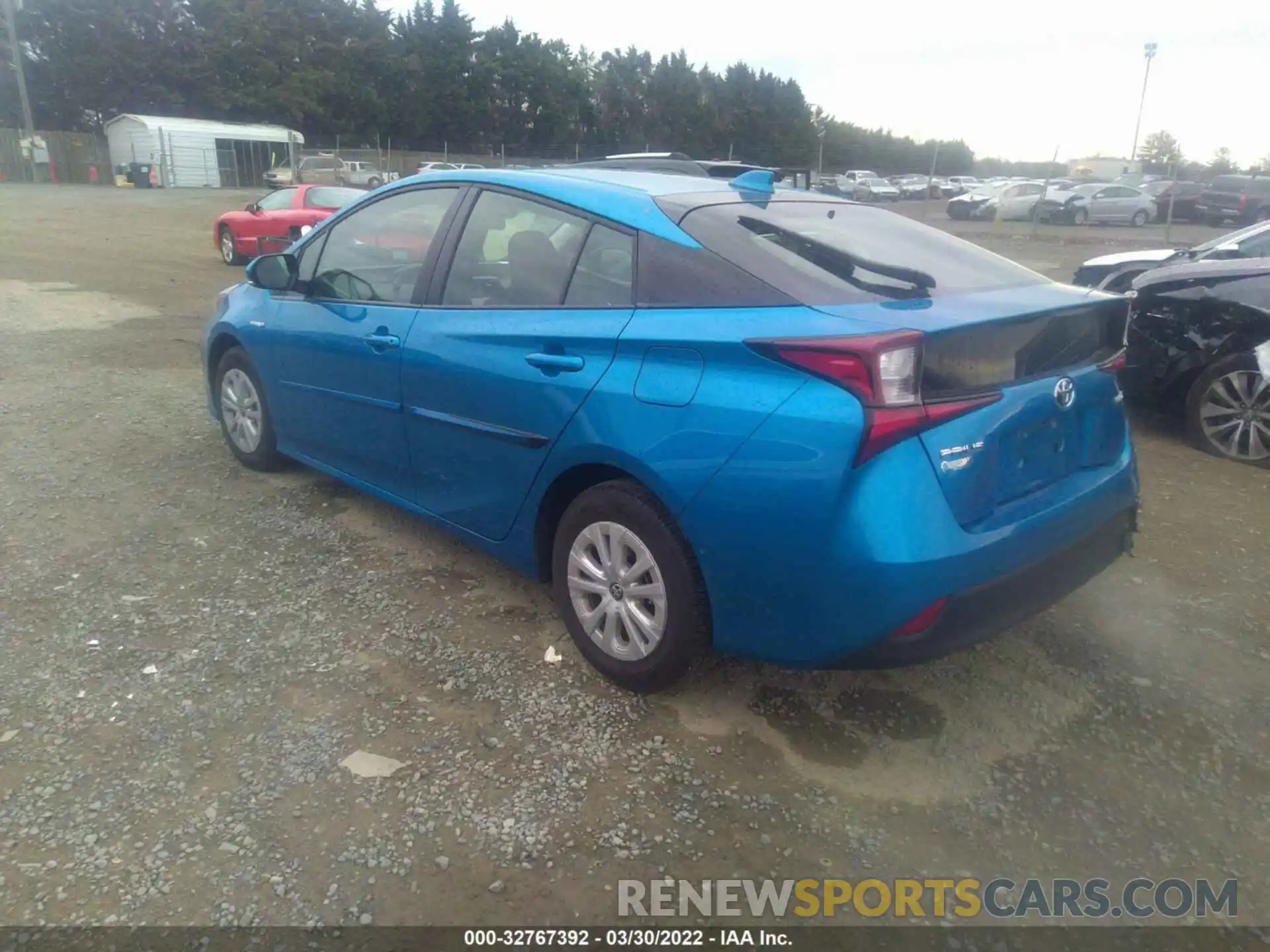 3 Photograph of a damaged car JTDKARFU5L3121033 TOYOTA PRIUS 2020