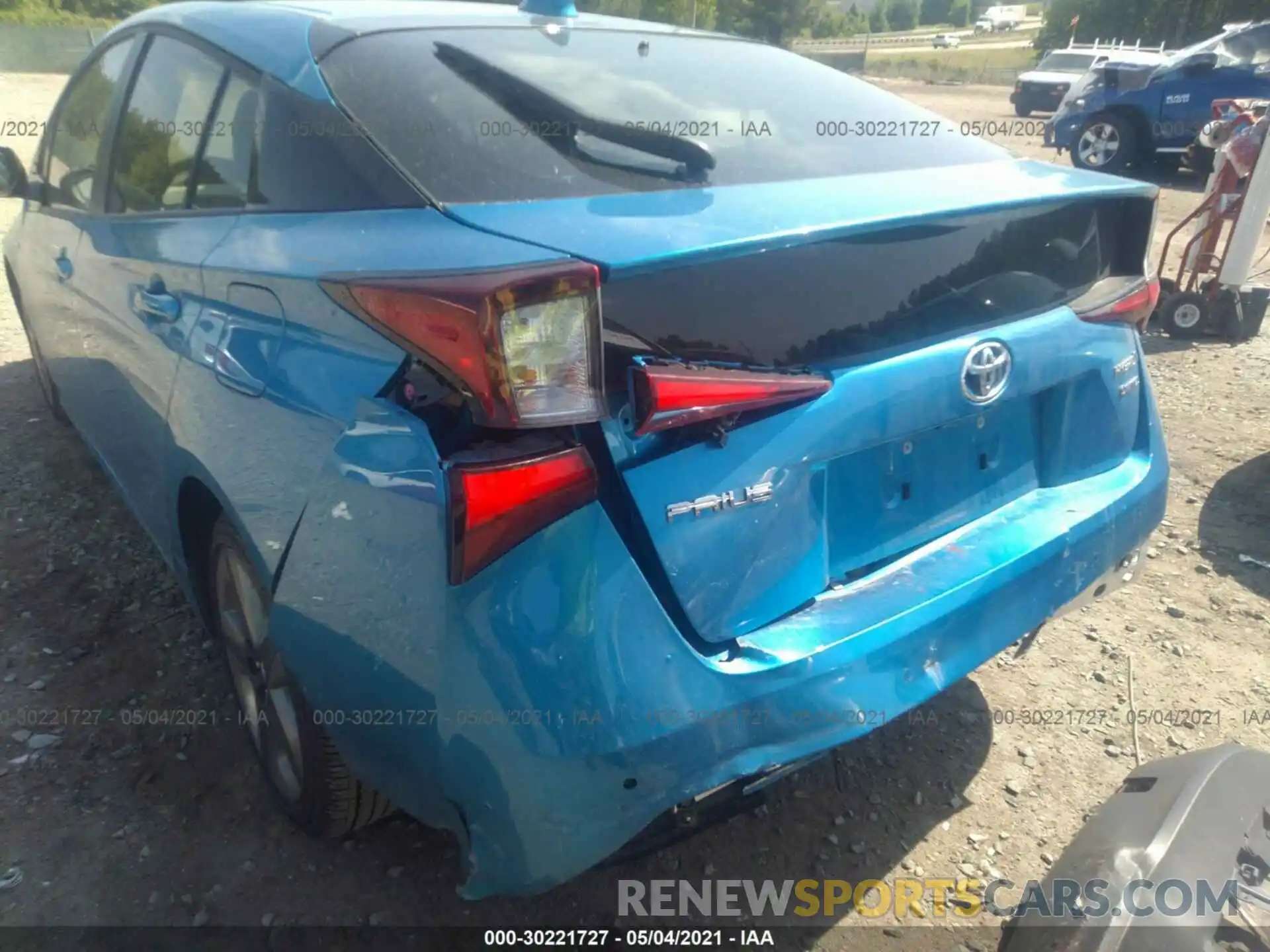 6 Photograph of a damaged car JTDKARFU5L3121274 TOYOTA PRIUS 2020