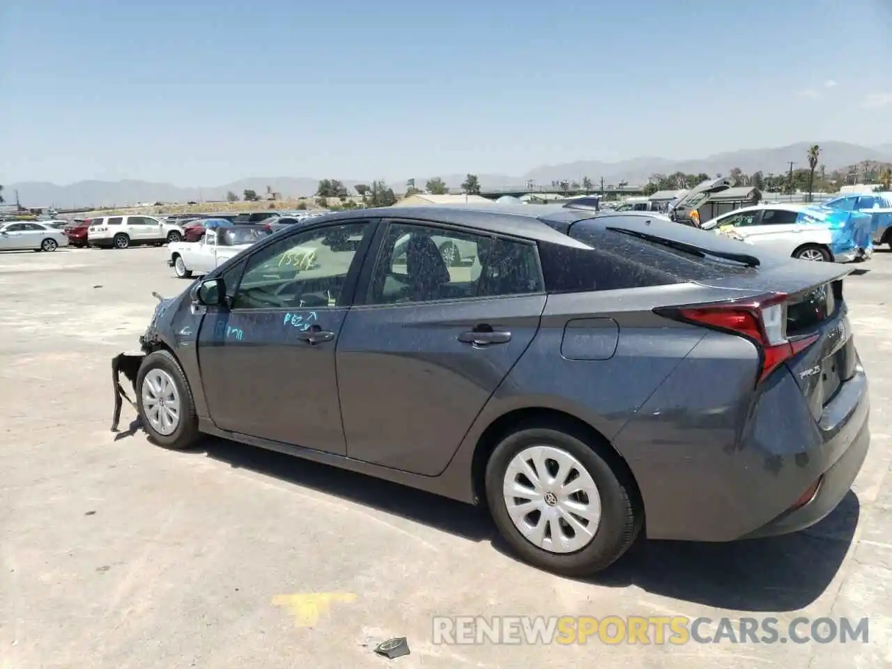 3 Photograph of a damaged car JTDKARFU5L3121596 TOYOTA PRIUS 2020