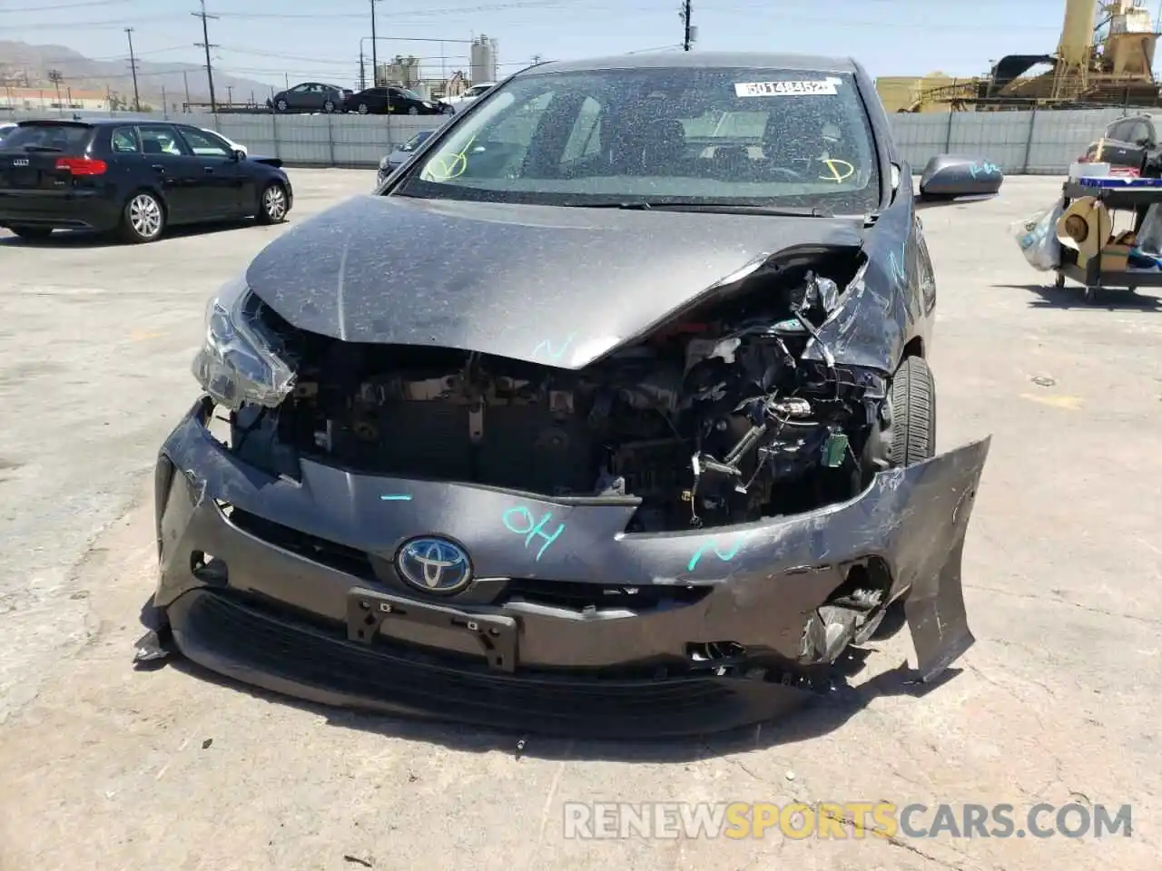 9 Photograph of a damaged car JTDKARFU5L3121596 TOYOTA PRIUS 2020