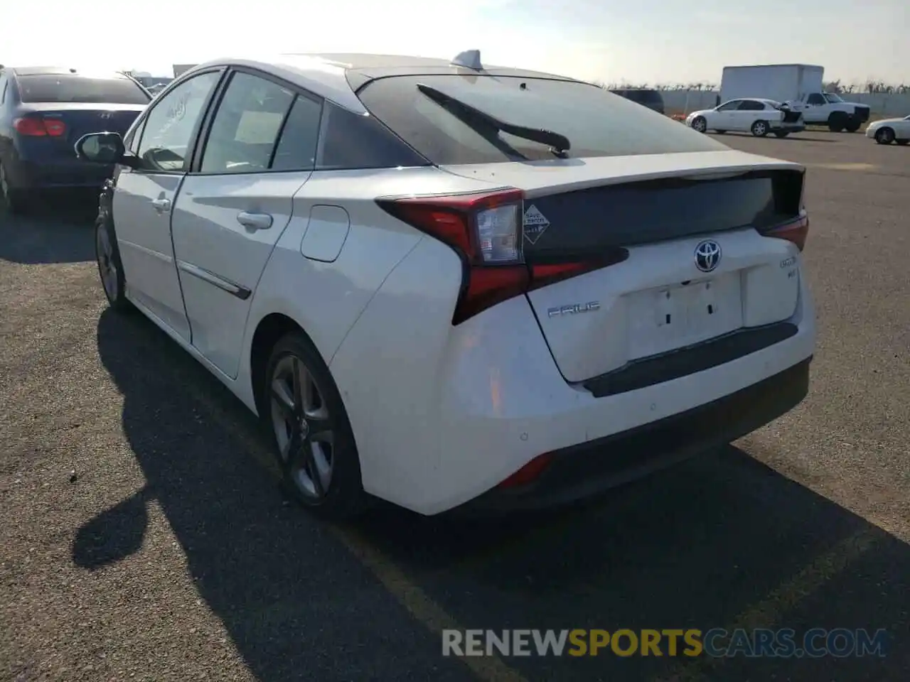 3 Photograph of a damaged car JTDKARFU5L3123610 TOYOTA PRIUS 2020