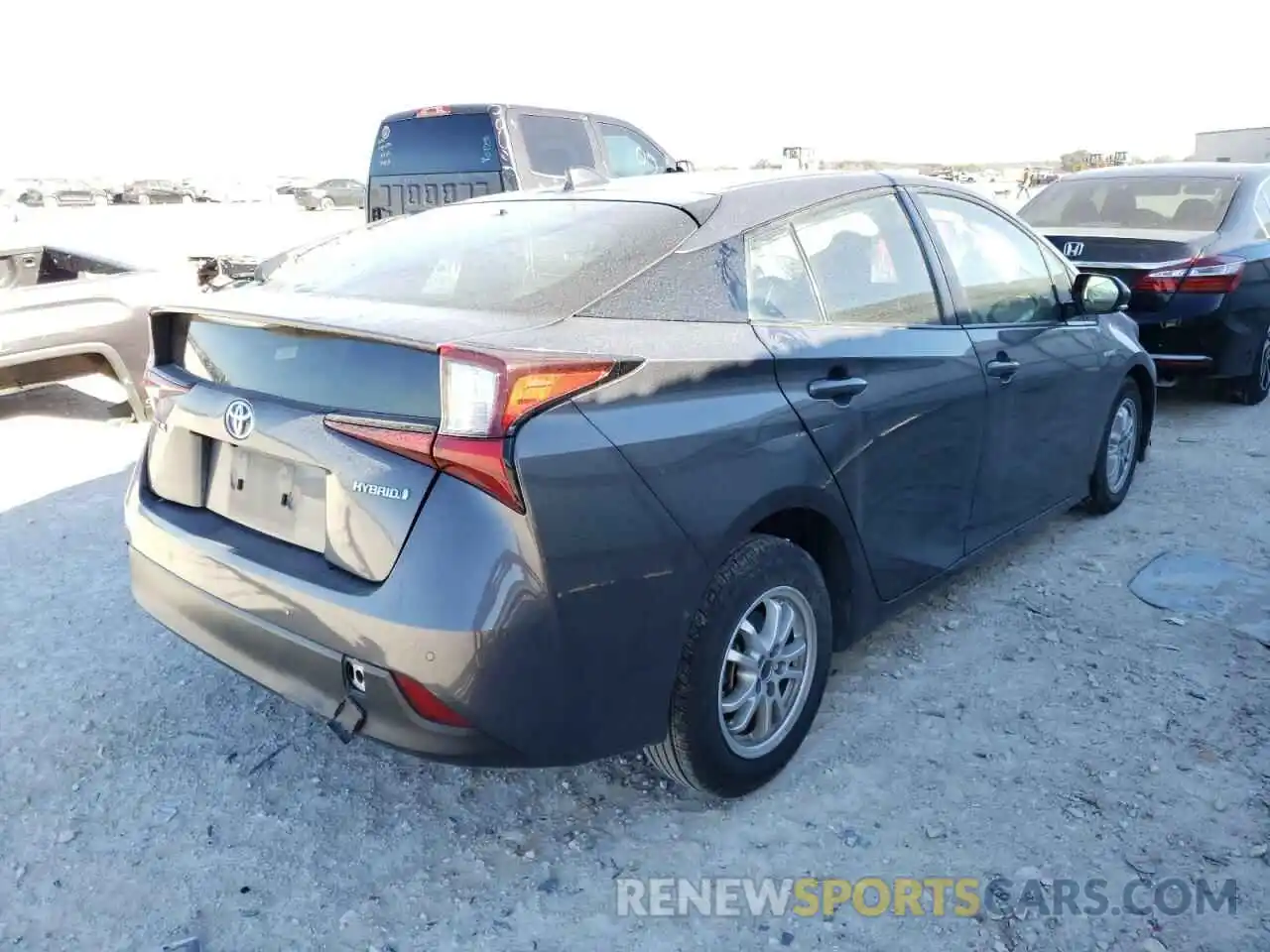 4 Photograph of a damaged car JTDKARFU6L3106797 TOYOTA PRIUS 2020