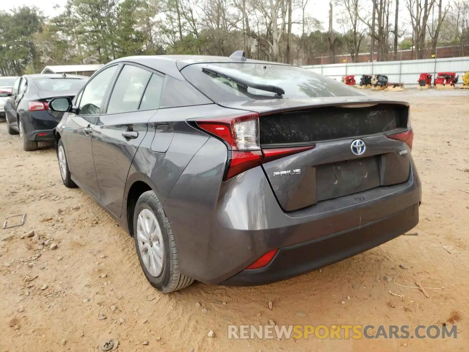 3 Photograph of a damaged car JTDKARFU6L3106881 TOYOTA PRIUS 2020