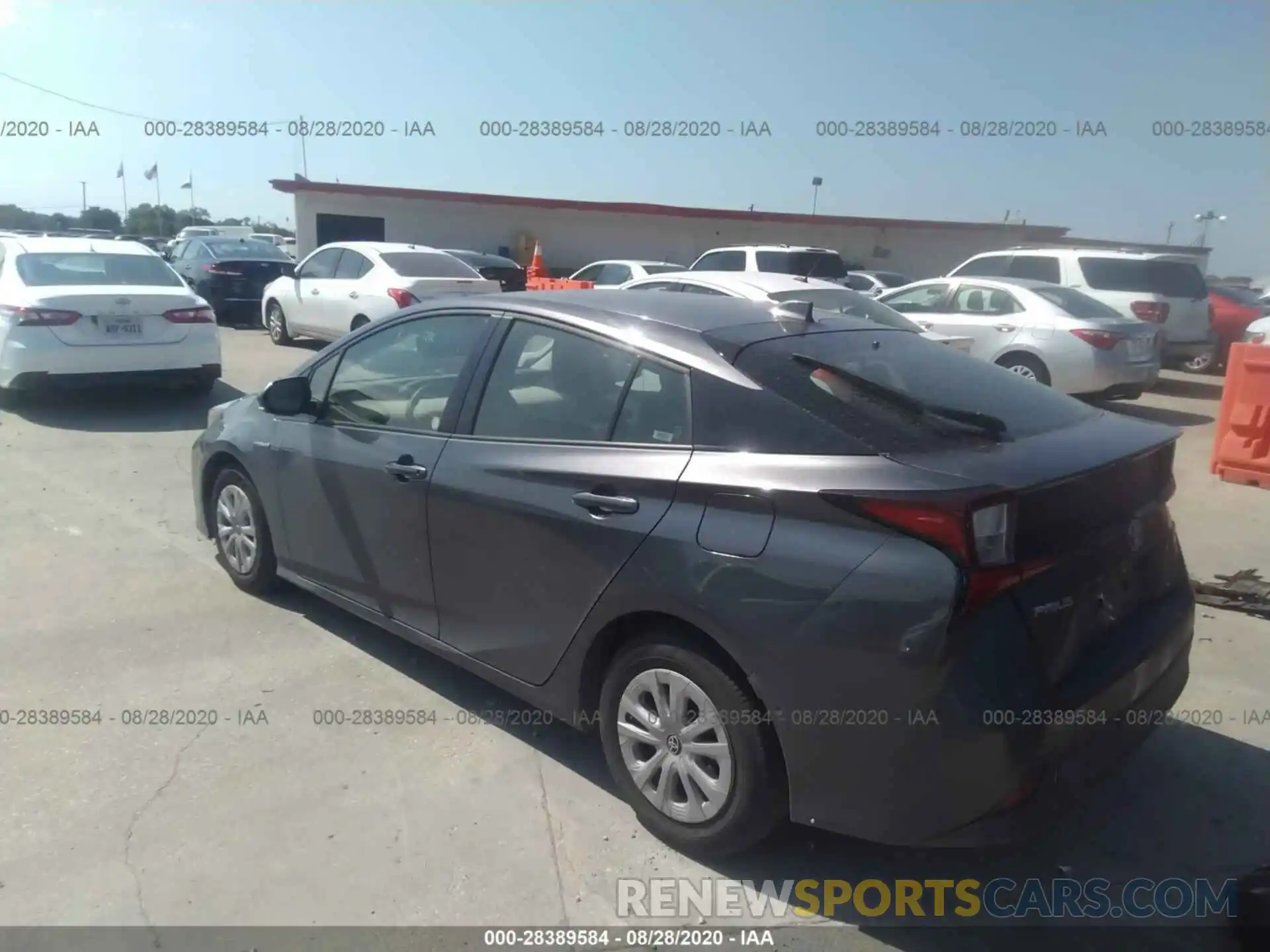 3 Photograph of a damaged car JTDKARFU6L3108775 TOYOTA PRIUS 2020