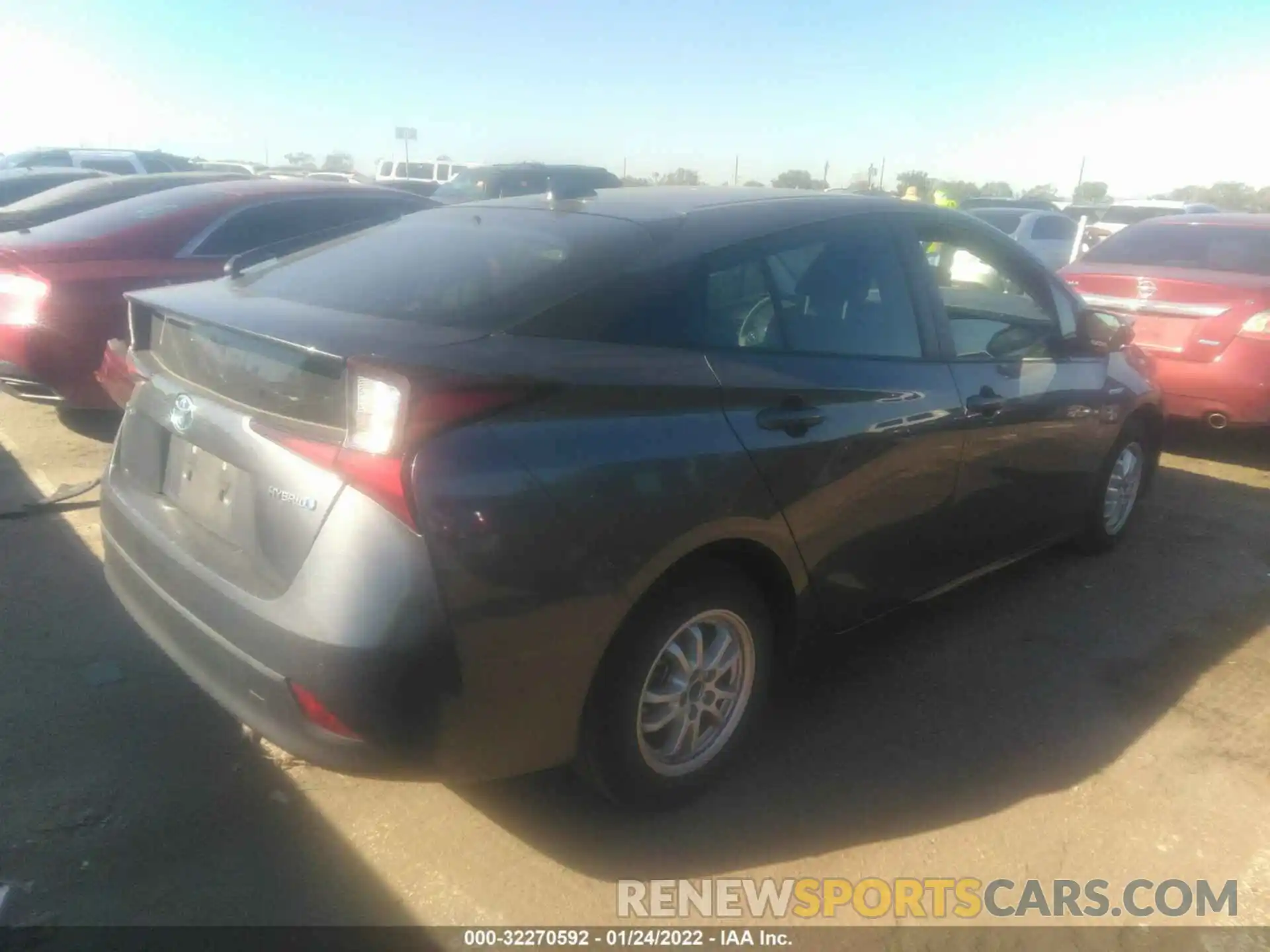 4 Photograph of a damaged car JTDKARFU6L3108808 TOYOTA PRIUS 2020