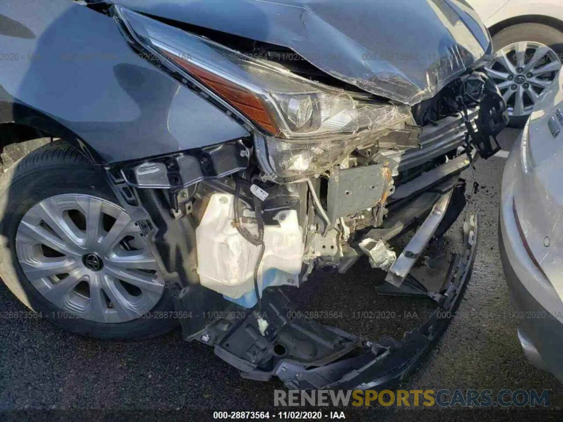 16 Photograph of a damaged car JTDKARFU6L3109196 TOYOTA PRIUS 2020