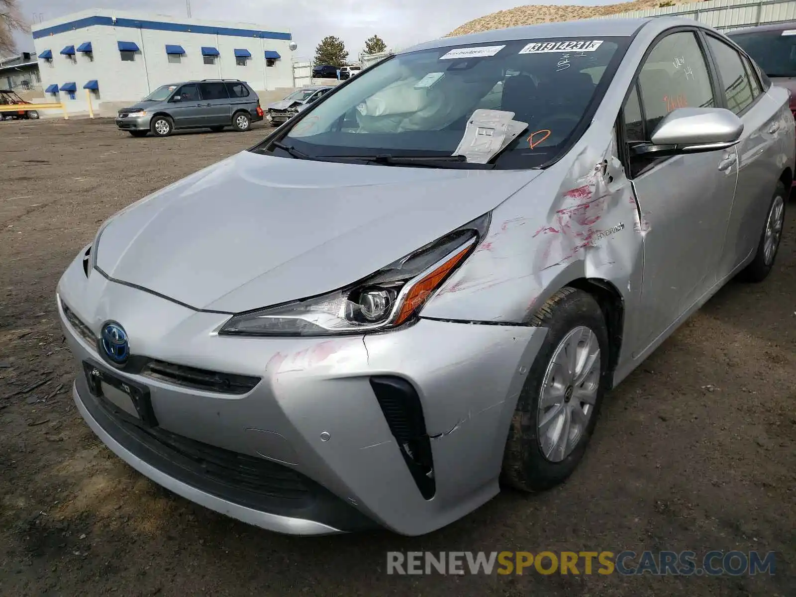 9 Photograph of a damaged car JTDKARFU6L3109327 TOYOTA PRIUS 2020