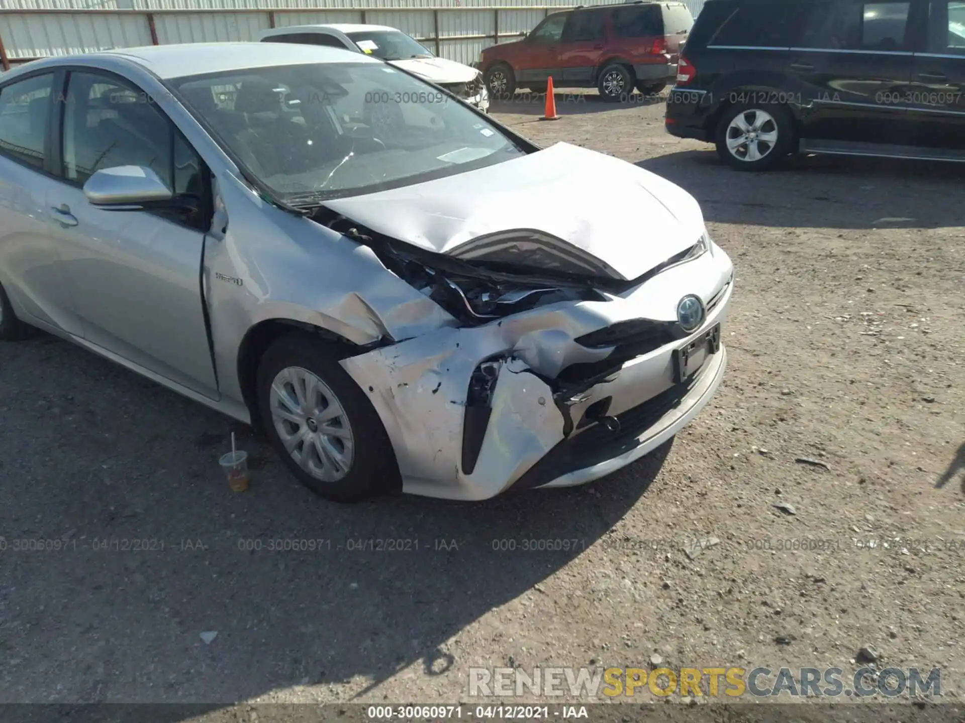 6 Photograph of a damaged car JTDKARFU6L3109716 TOYOTA PRIUS 2020