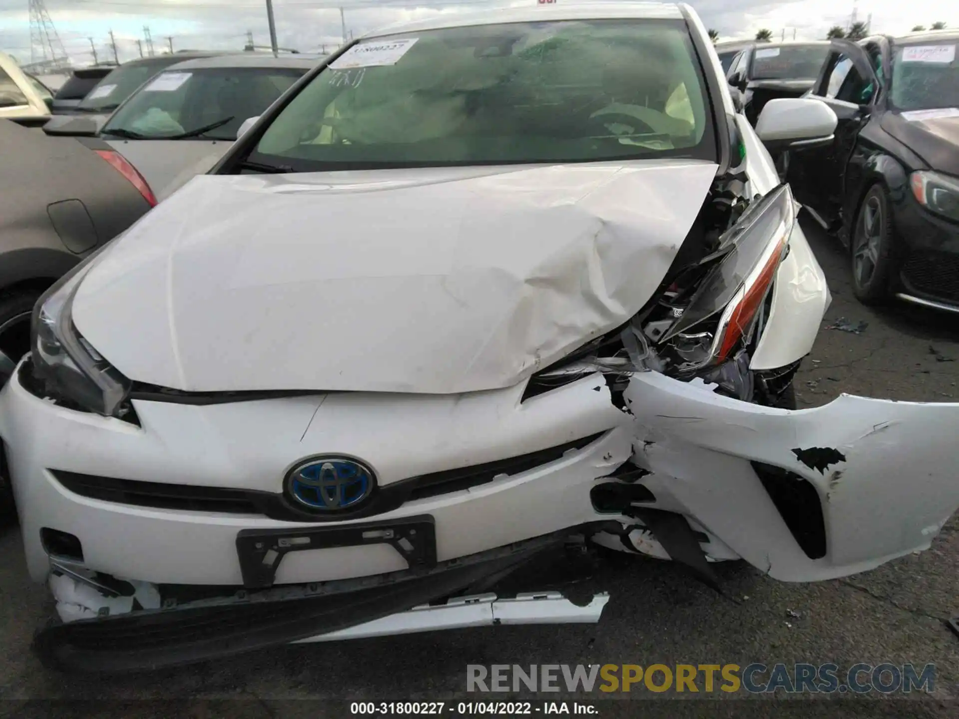 6 Photograph of a damaged car JTDKARFU6L3110140 TOYOTA PRIUS 2020