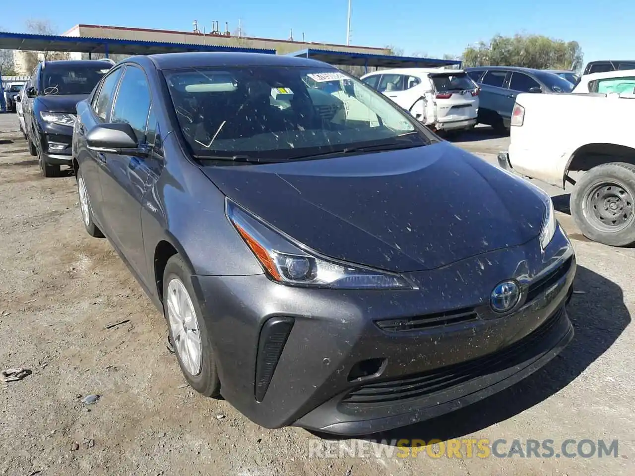 1 Photograph of a damaged car JTDKARFU6L3111109 TOYOTA PRIUS 2020