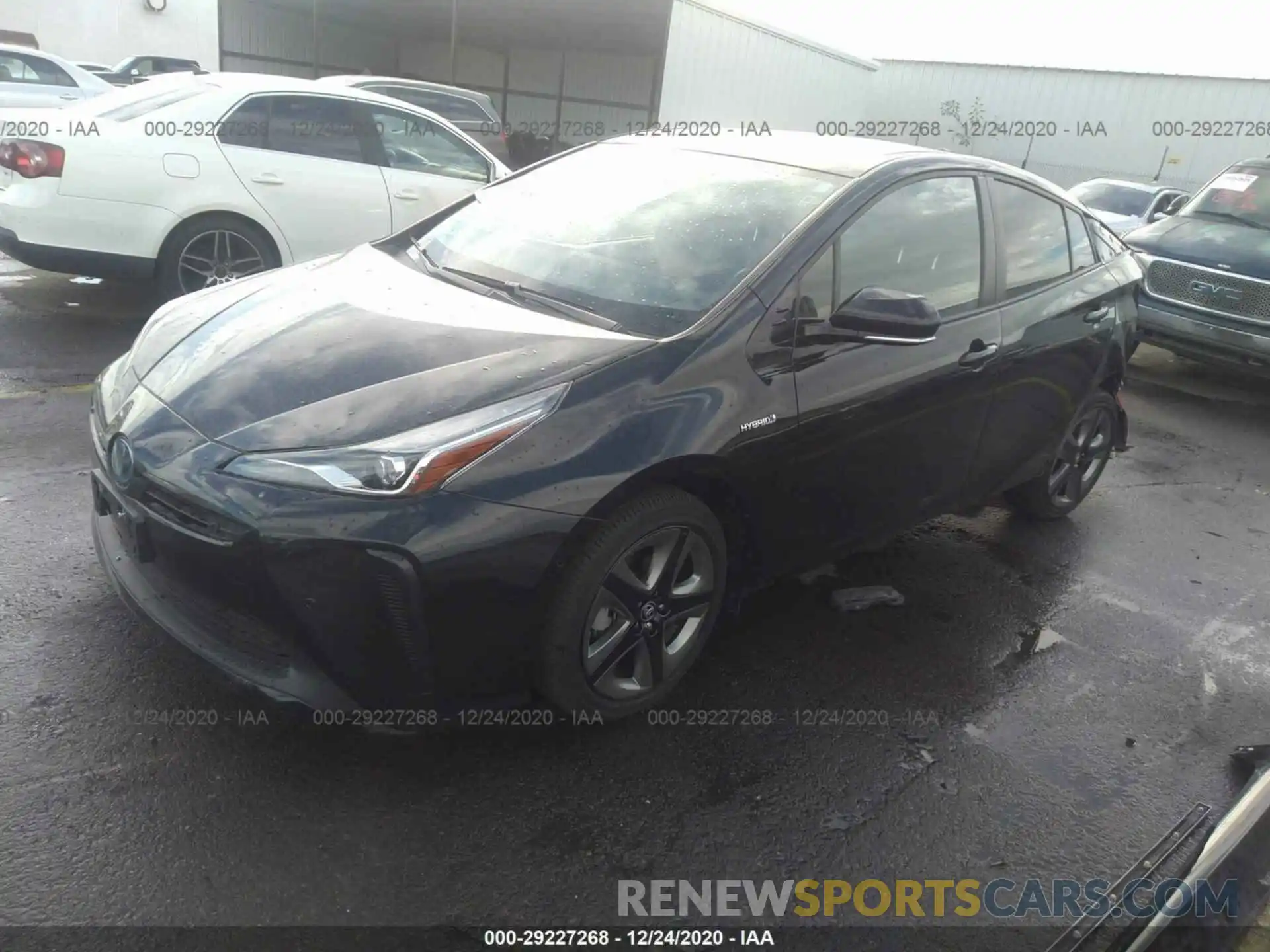 2 Photograph of a damaged car JTDKARFU6L3111627 TOYOTA PRIUS 2020