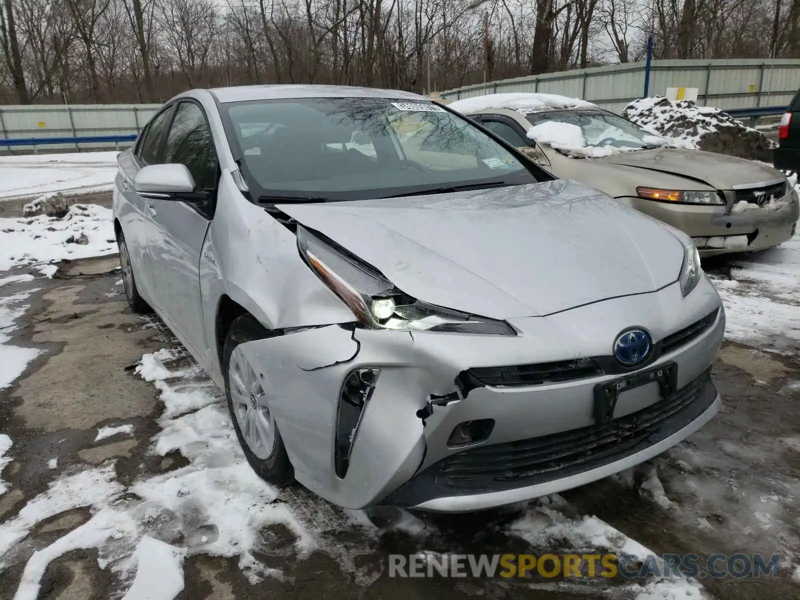 1 Photograph of a damaged car JTDKARFU6L3112017 TOYOTA PRIUS 2020