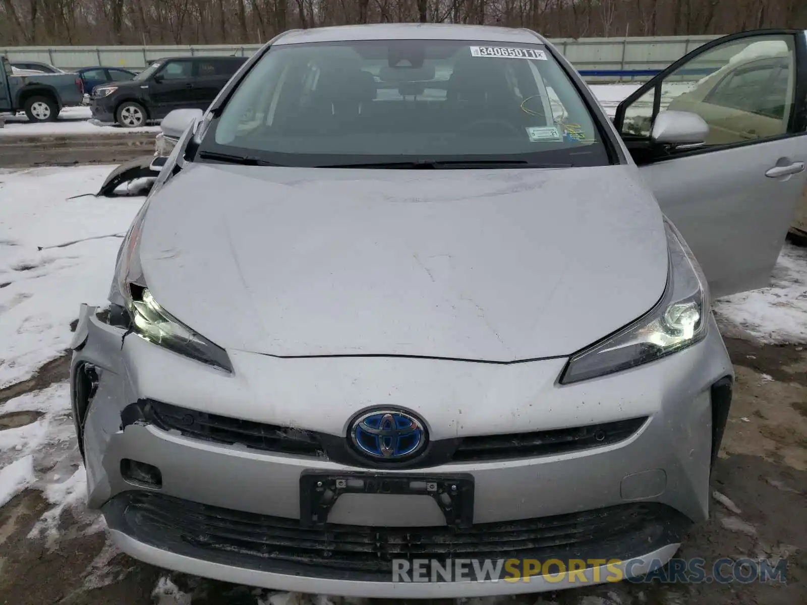 7 Photograph of a damaged car JTDKARFU6L3112017 TOYOTA PRIUS 2020