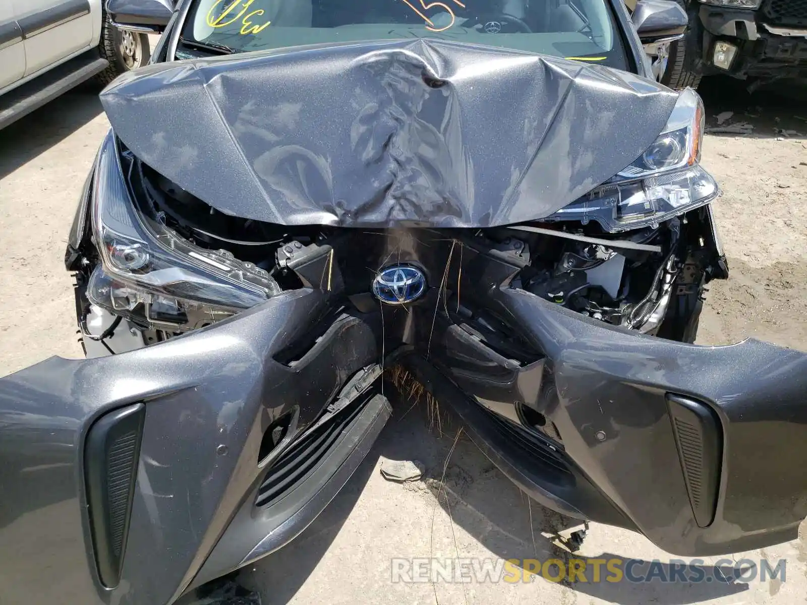 9 Photograph of a damaged car JTDKARFU6L3112812 TOYOTA PRIUS 2020