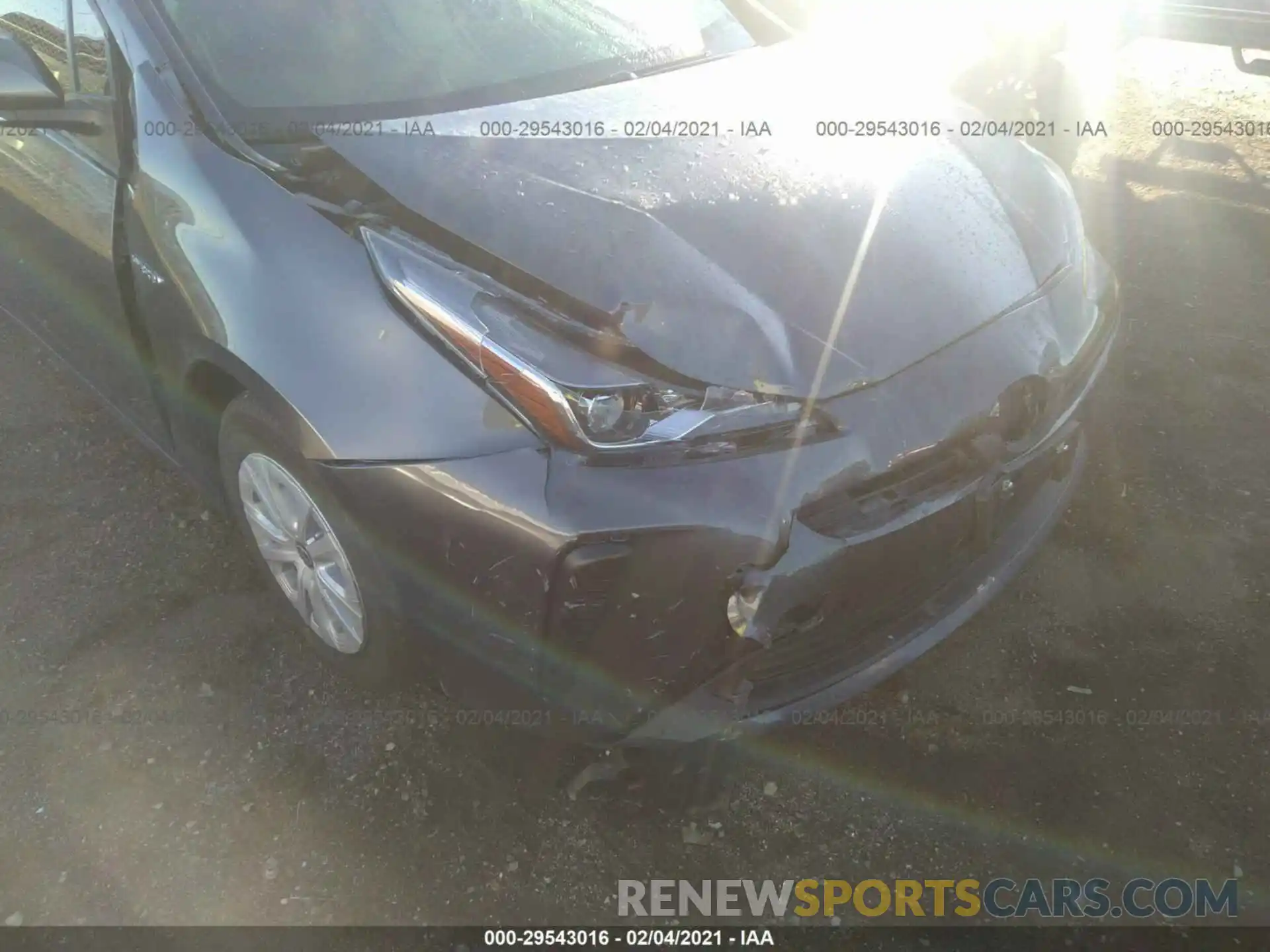 6 Photograph of a damaged car JTDKARFU6L3113295 TOYOTA PRIUS 2020