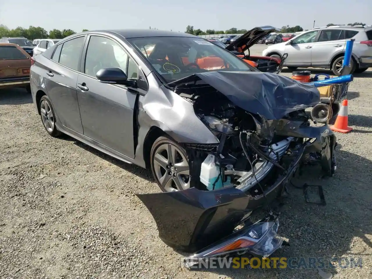 1 Photograph of a damaged car JTDKARFU6L3113507 TOYOTA PRIUS 2020