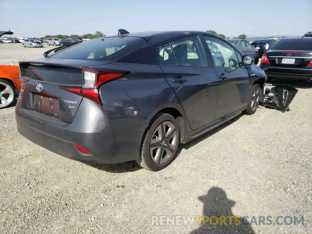 4 Photograph of a damaged car JTDKARFU6L3113507 TOYOTA PRIUS 2020