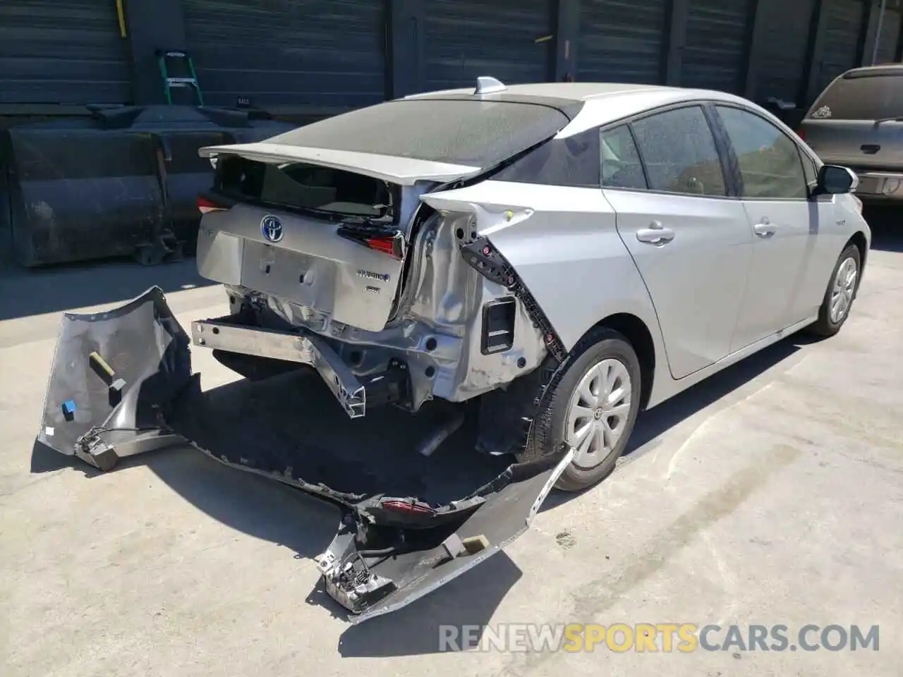 4 Photograph of a damaged car JTDKARFU6L3114236 TOYOTA PRIUS 2020