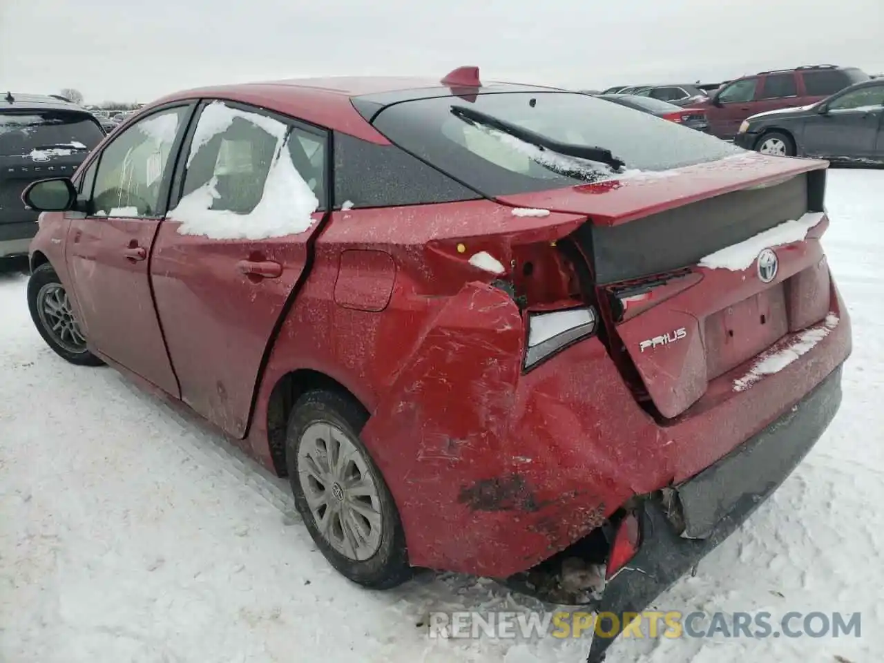 3 Photograph of a damaged car JTDKARFU6L3115869 TOYOTA PRIUS 2020