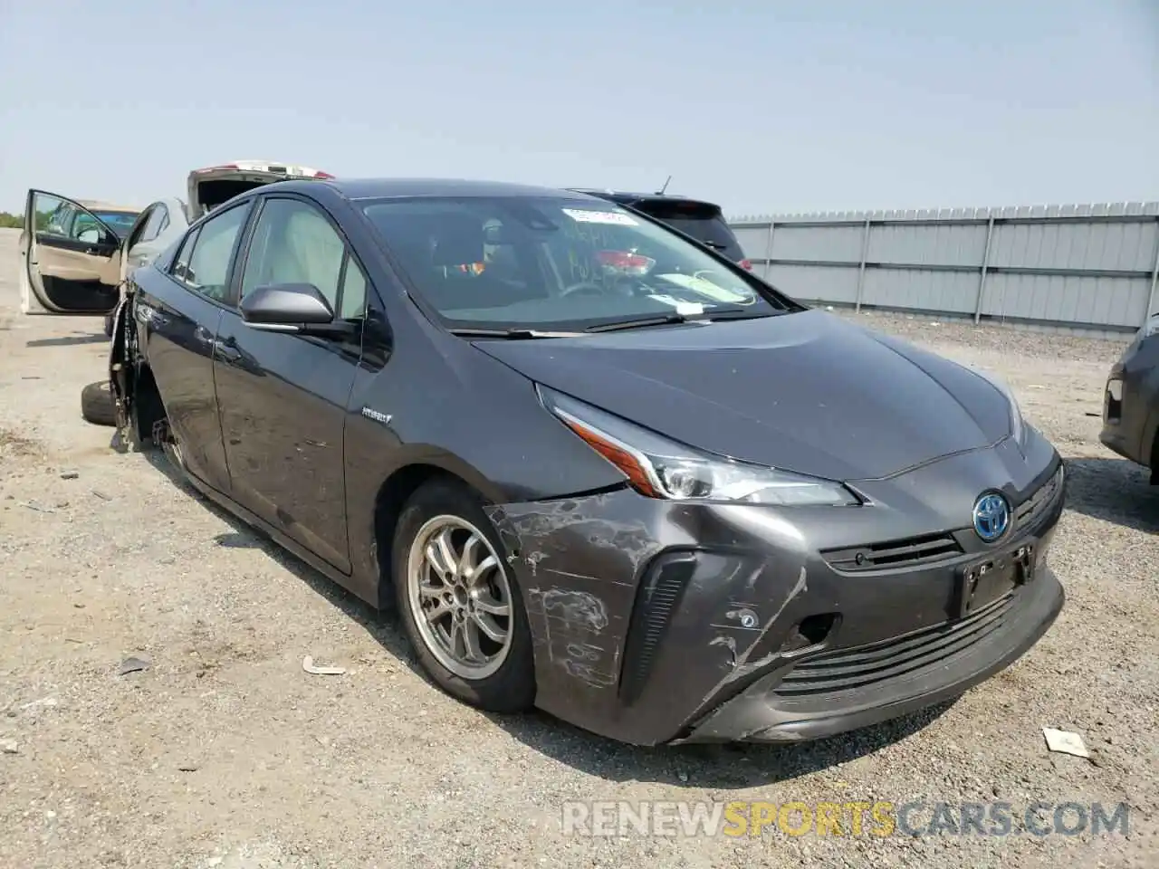 1 Photograph of a damaged car JTDKARFU6L3116617 TOYOTA PRIUS 2020