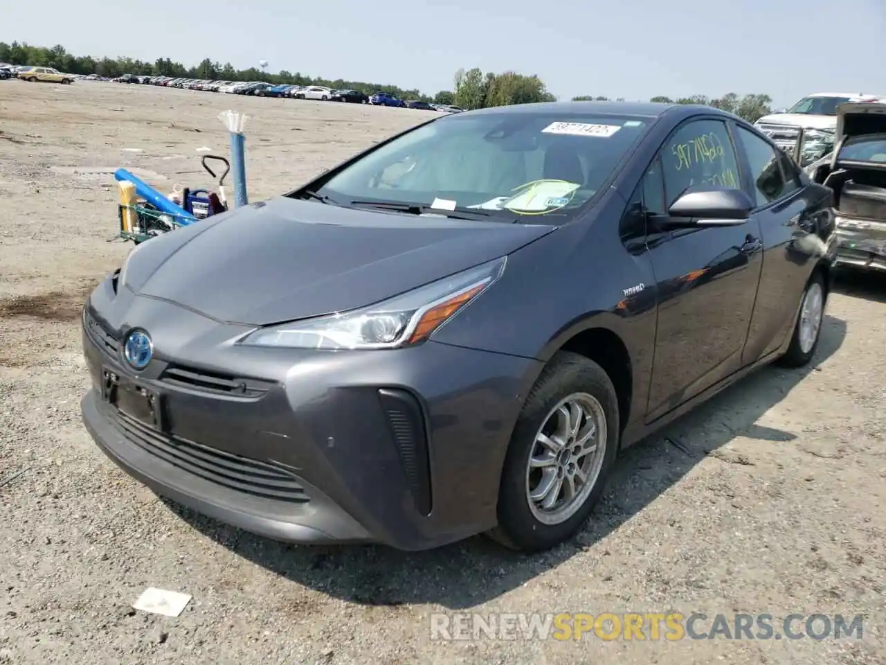 2 Photograph of a damaged car JTDKARFU6L3116617 TOYOTA PRIUS 2020