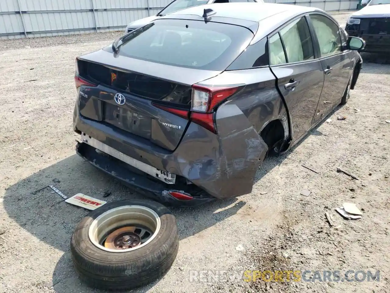 9 Photograph of a damaged car JTDKARFU6L3116617 TOYOTA PRIUS 2020