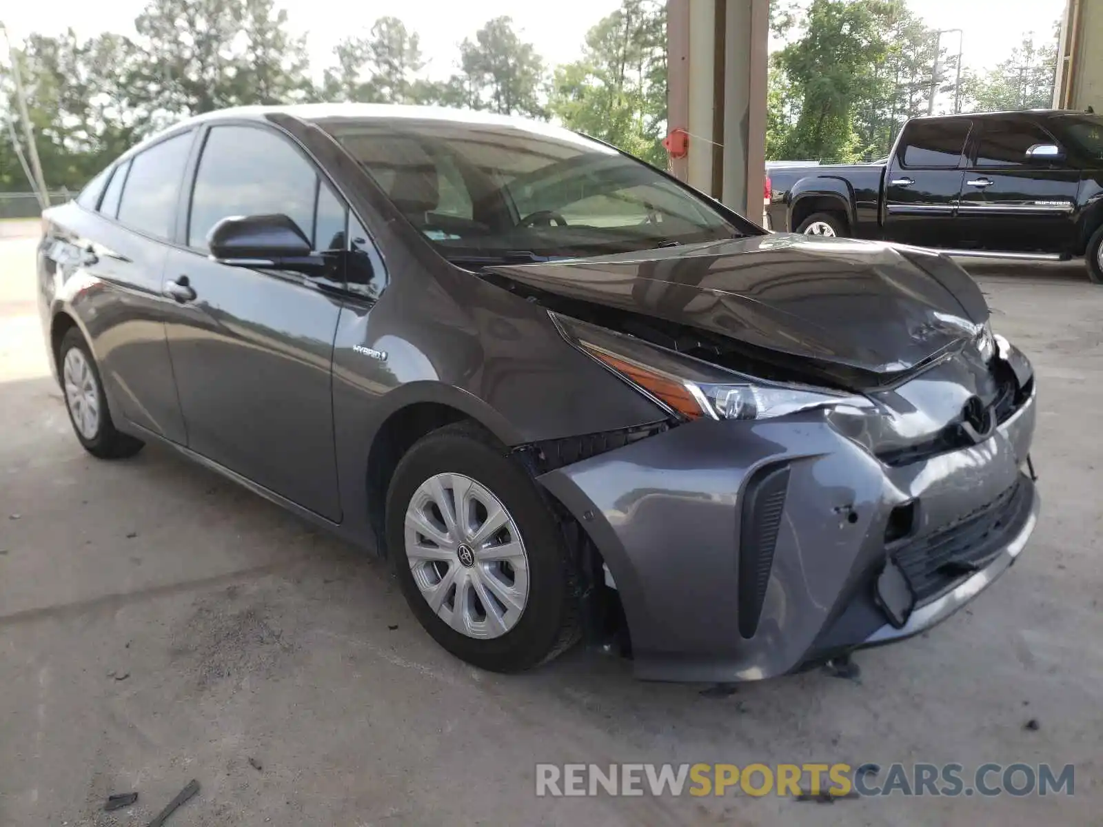 1 Photograph of a damaged car JTDKARFU6L3119274 TOYOTA PRIUS 2020