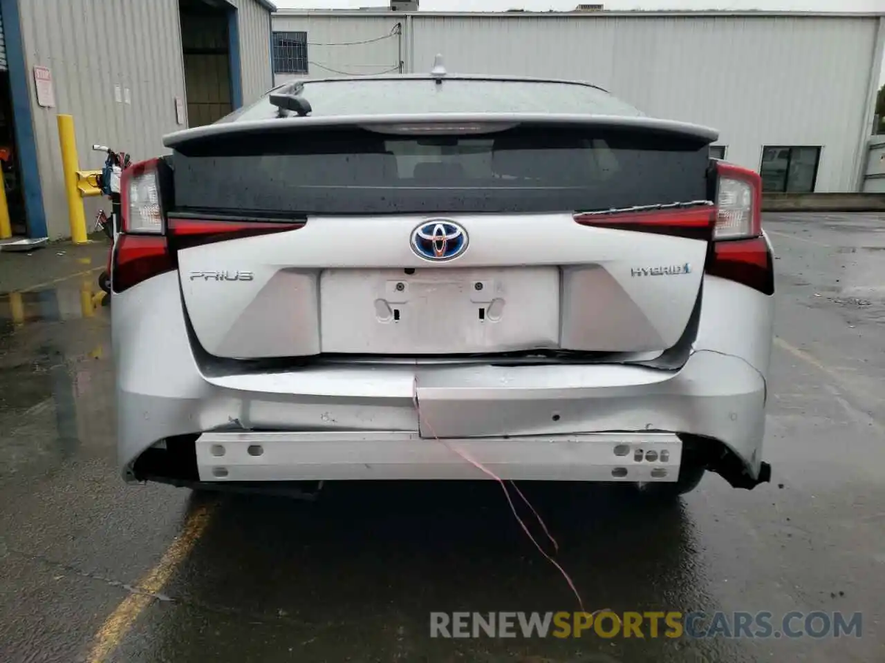 9 Photograph of a damaged car JTDKARFU6L3121476 TOYOTA PRIUS 2020