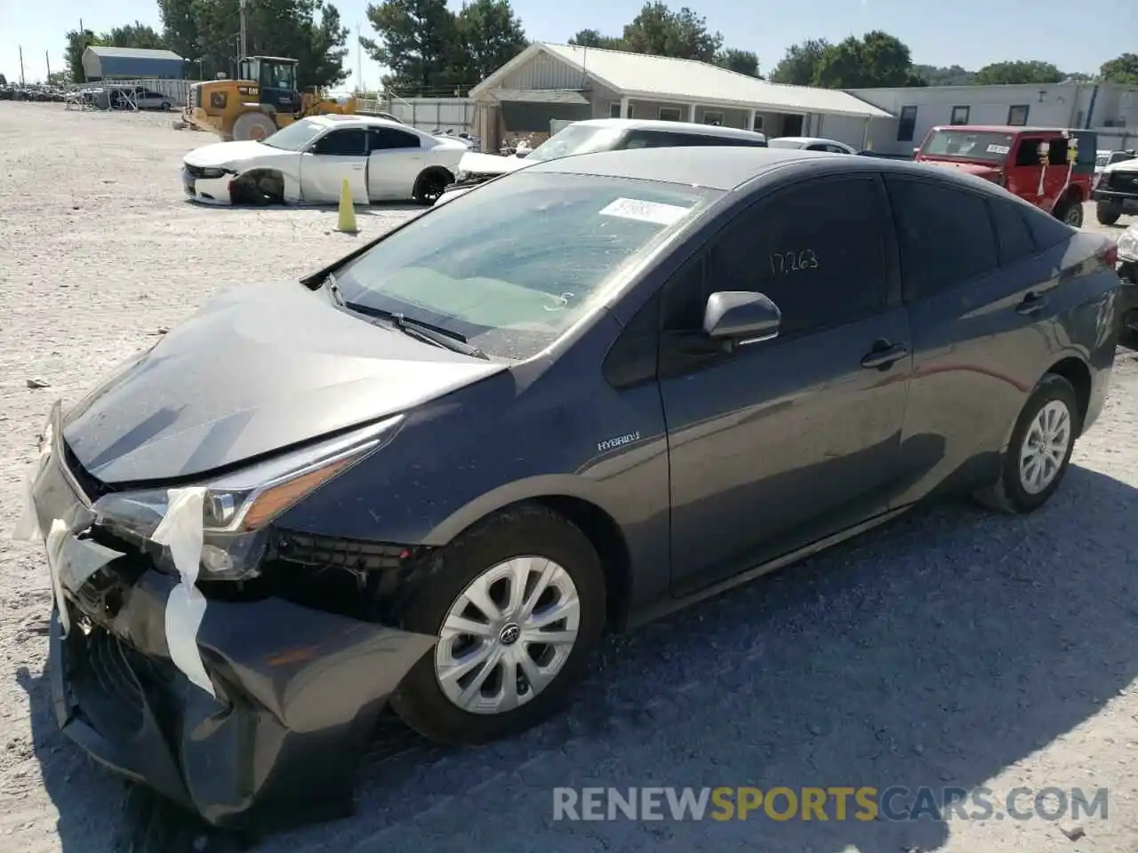 2 Photograph of a damaged car JTDKARFU6L3122496 TOYOTA PRIUS 2020