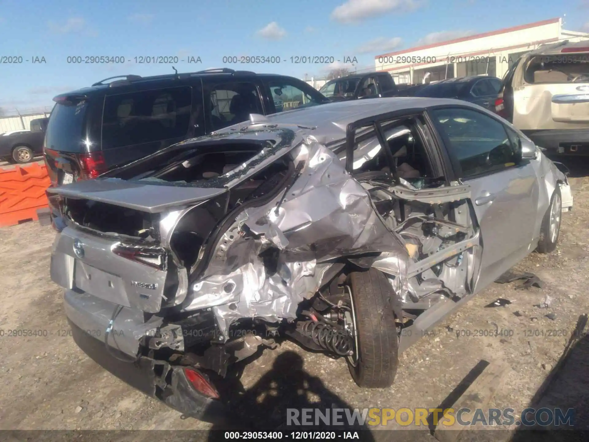 6 Photograph of a damaged car JTDKARFU6L3124006 TOYOTA PRIUS 2020