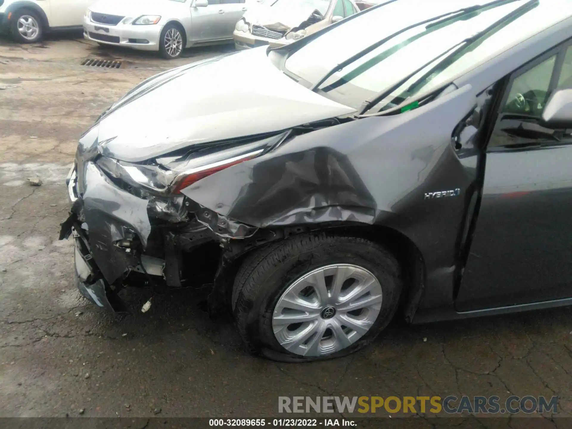 6 Photograph of a damaged car JTDKARFU6L3124877 TOYOTA PRIUS 2020