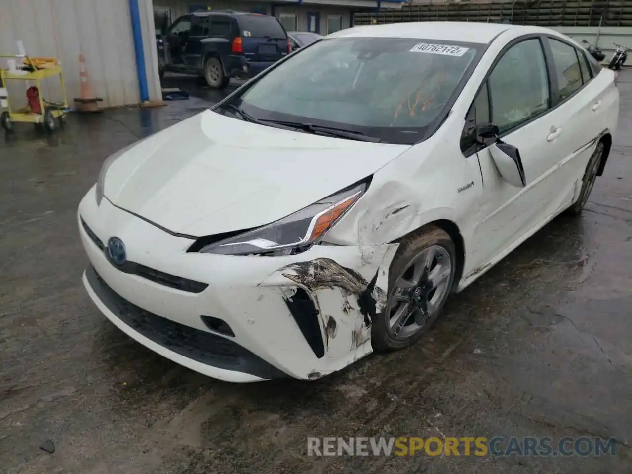 2 Photograph of a damaged car JTDKARFU7L3102807 TOYOTA PRIUS 2020