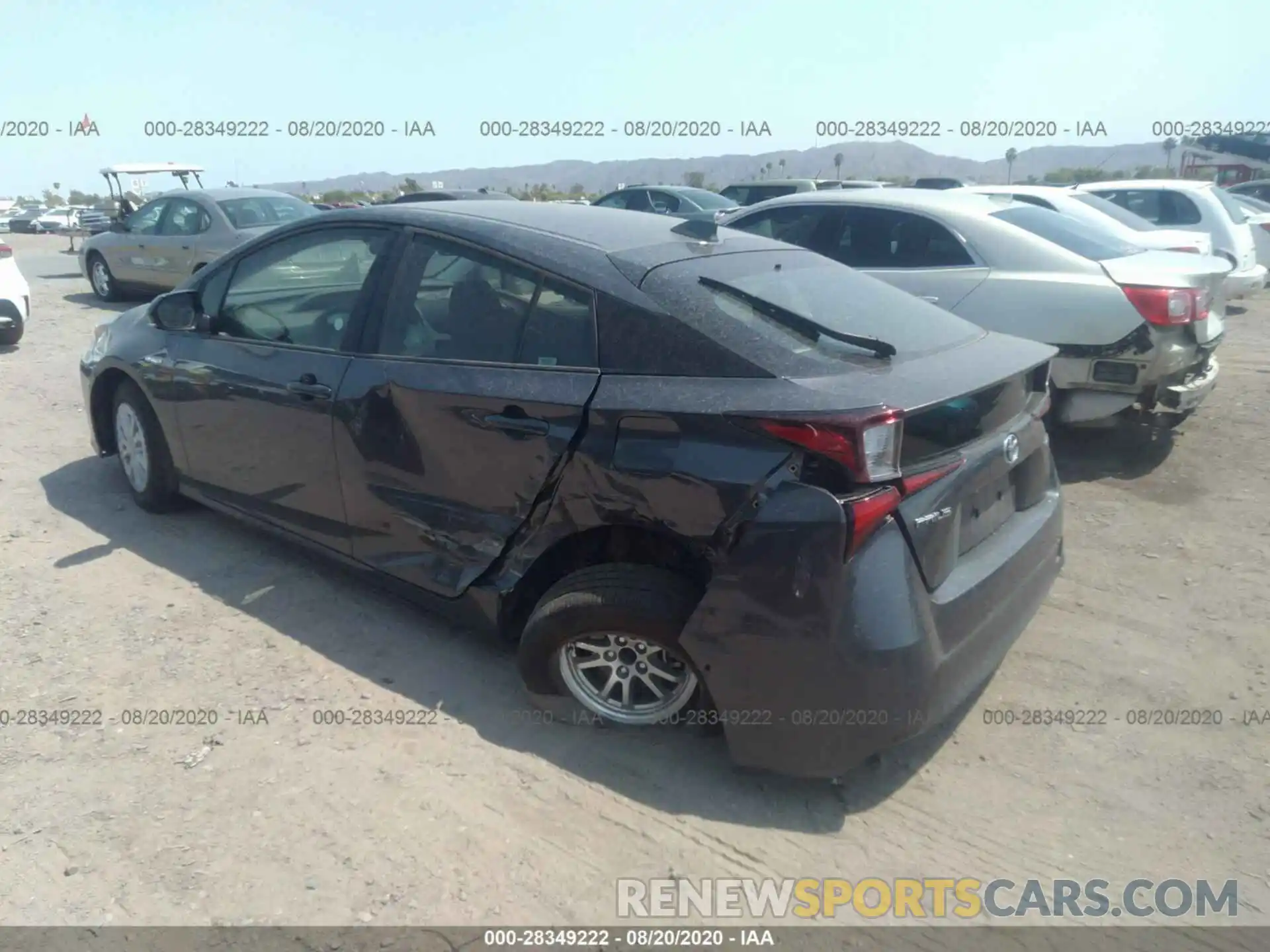 3 Photograph of a damaged car JTDKARFU7L3103908 TOYOTA PRIUS 2020