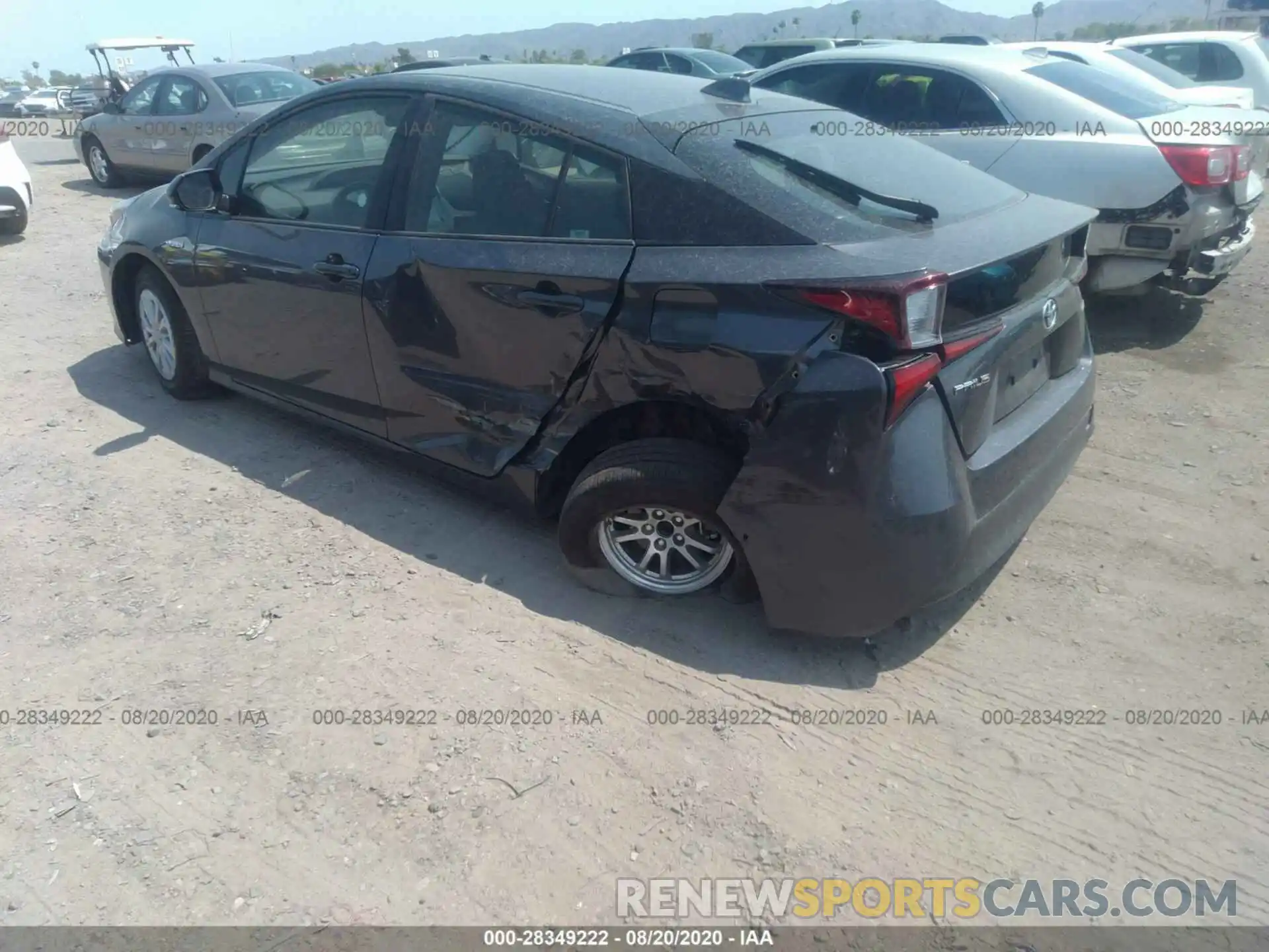 6 Photograph of a damaged car JTDKARFU7L3103908 TOYOTA PRIUS 2020