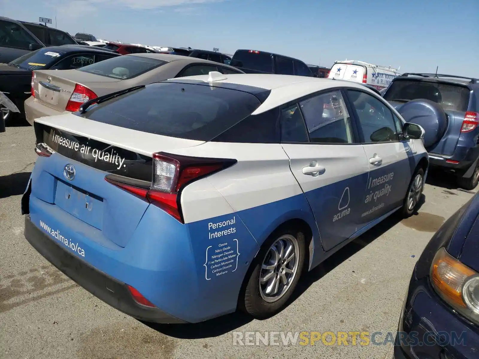 4 Photograph of a damaged car JTDKARFU7L3104119 TOYOTA PRIUS 2020