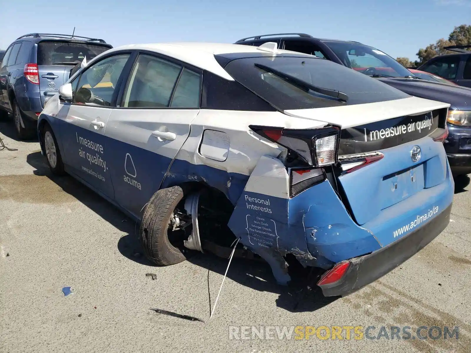 9 Photograph of a damaged car JTDKARFU7L3104119 TOYOTA PRIUS 2020