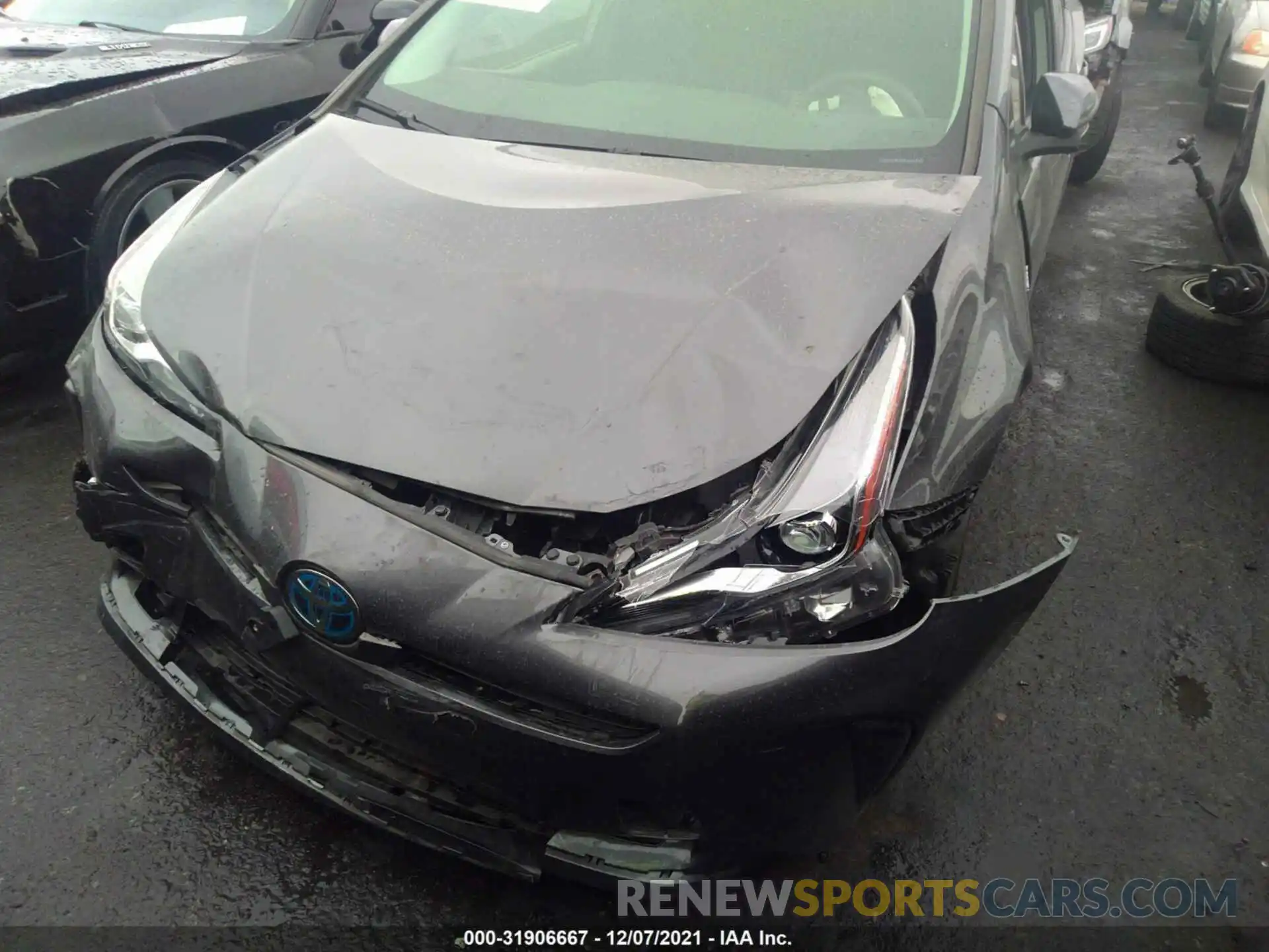 6 Photograph of a damaged car JTDKARFU7L3107716 TOYOTA PRIUS 2020