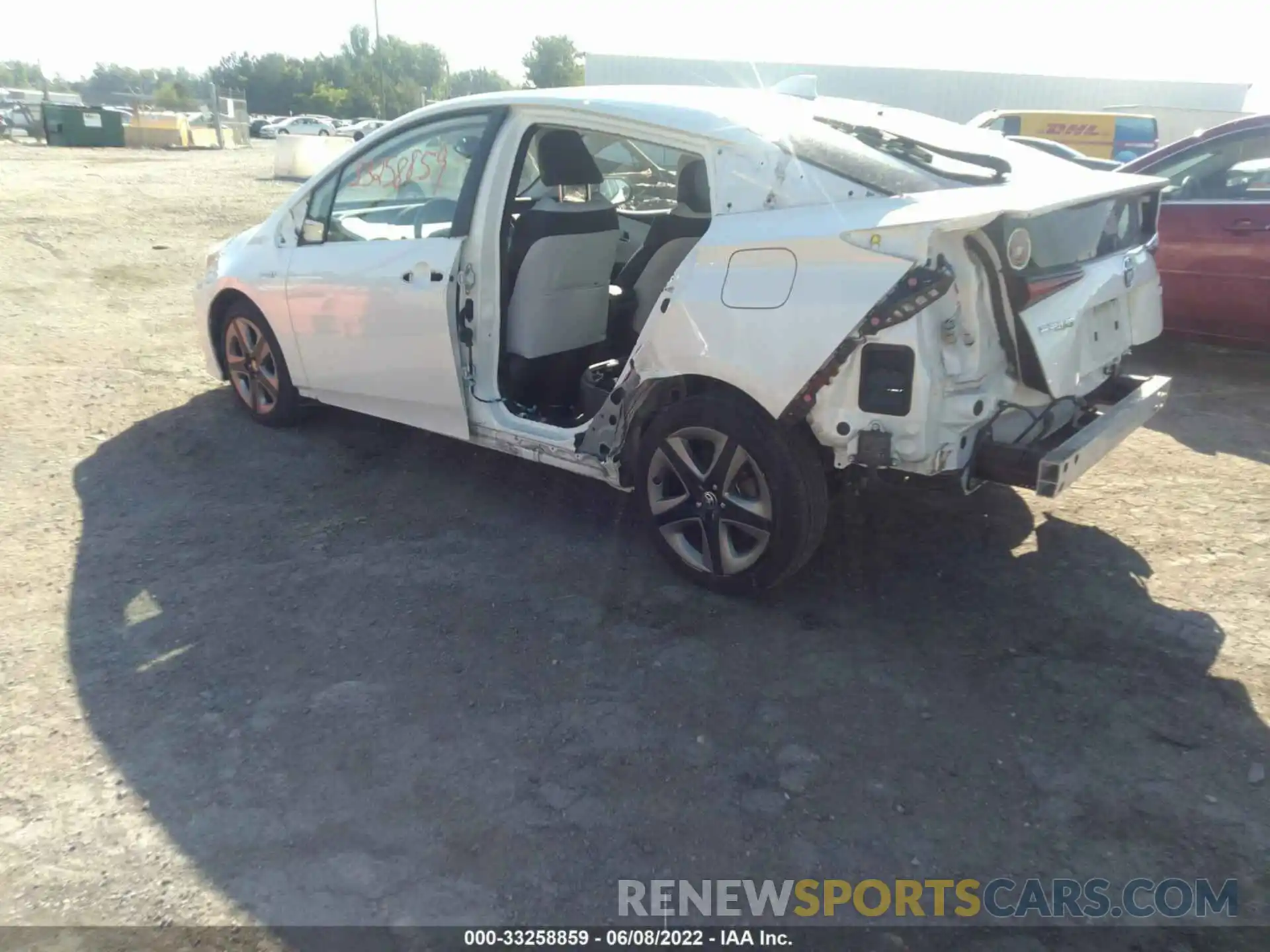 3 Photograph of a damaged car JTDKARFU7L3108123 TOYOTA PRIUS 2020