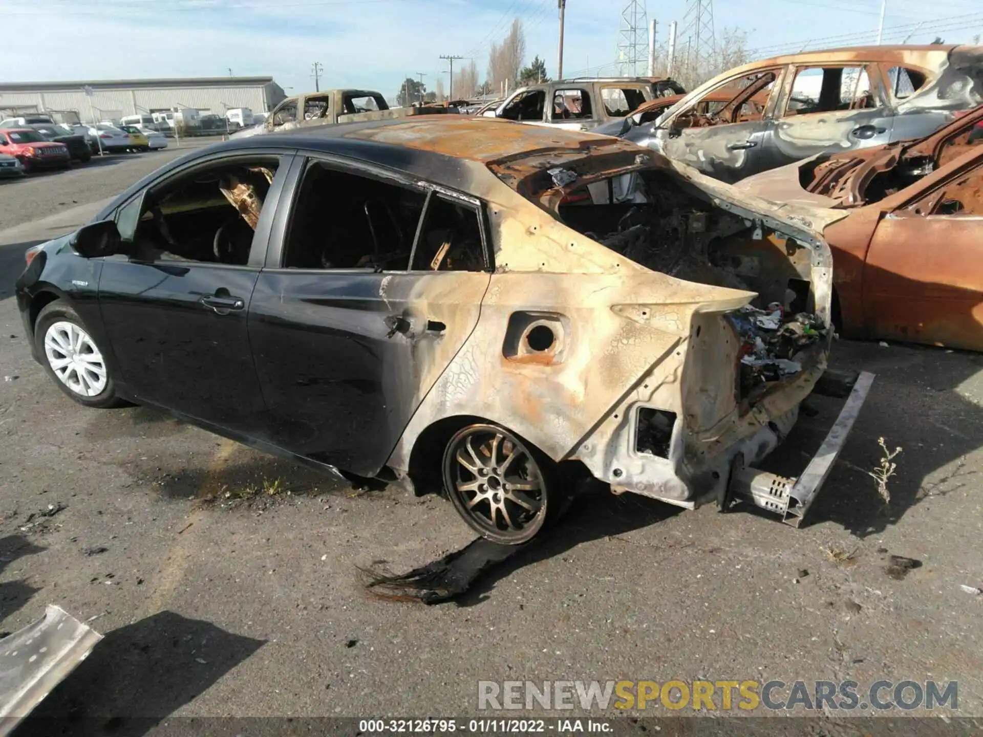 3 Photograph of a damaged car JTDKARFU7L3108610 TOYOTA PRIUS 2020