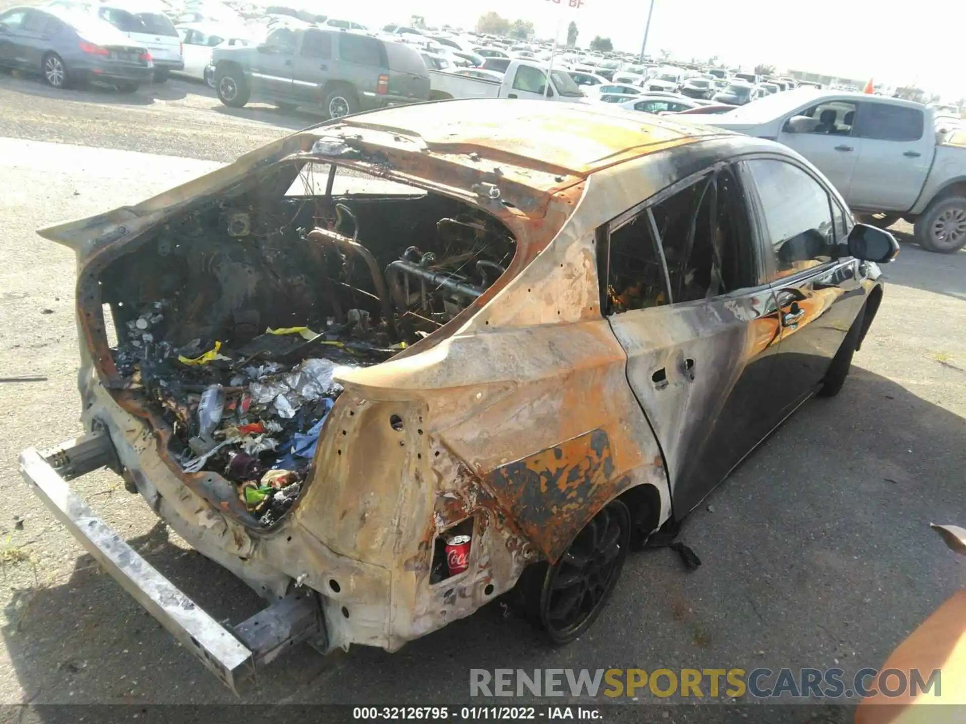 4 Photograph of a damaged car JTDKARFU7L3108610 TOYOTA PRIUS 2020