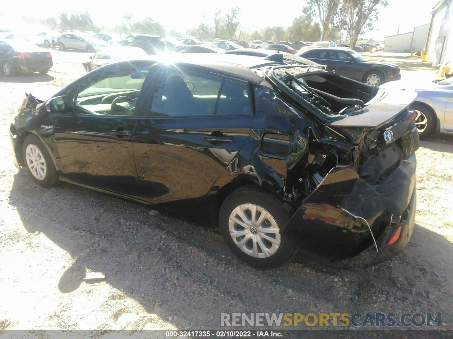 3 Photograph of a damaged car JTDKARFU7L3109627 TOYOTA PRIUS 2020