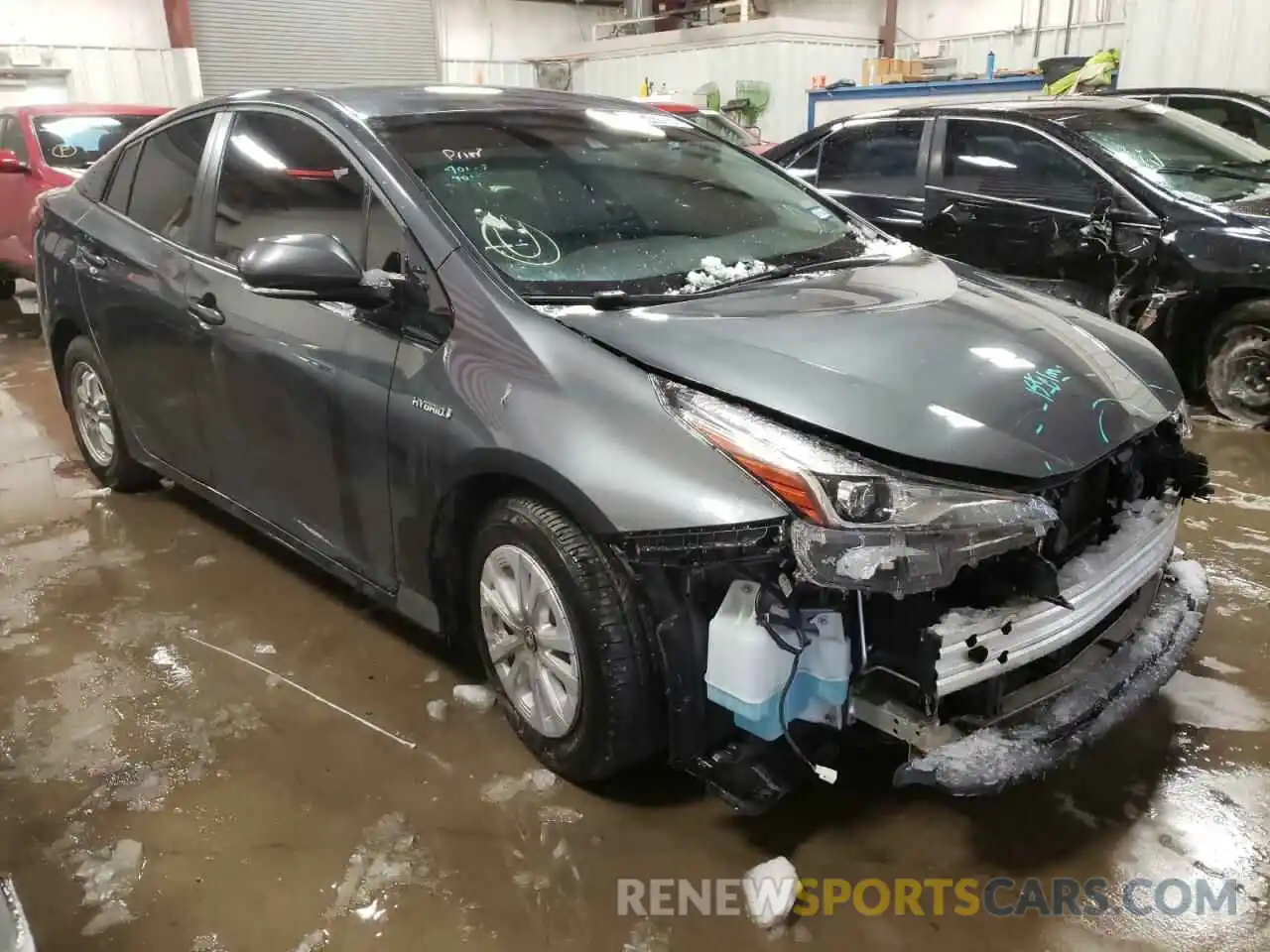 1 Photograph of a damaged car JTDKARFU7L3109904 TOYOTA PRIUS 2020